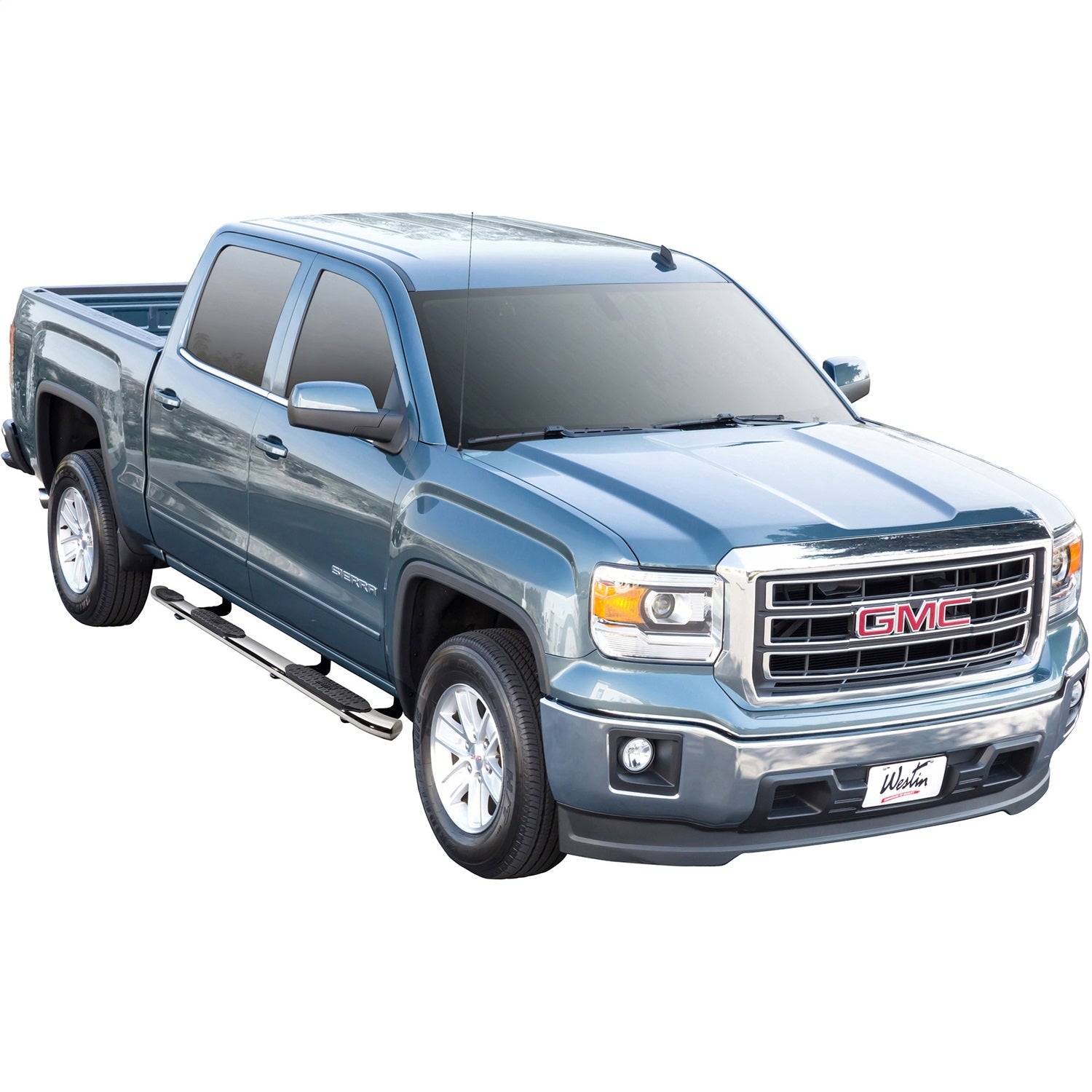 Westin 21 - 534560 2007 - 2018 Chevy Silverado 1500 PRO TRAXX 5 in. Oval Wheel - to - Wheel Nerf Step Bars - 80 in. Long - Rugged Truck Gear