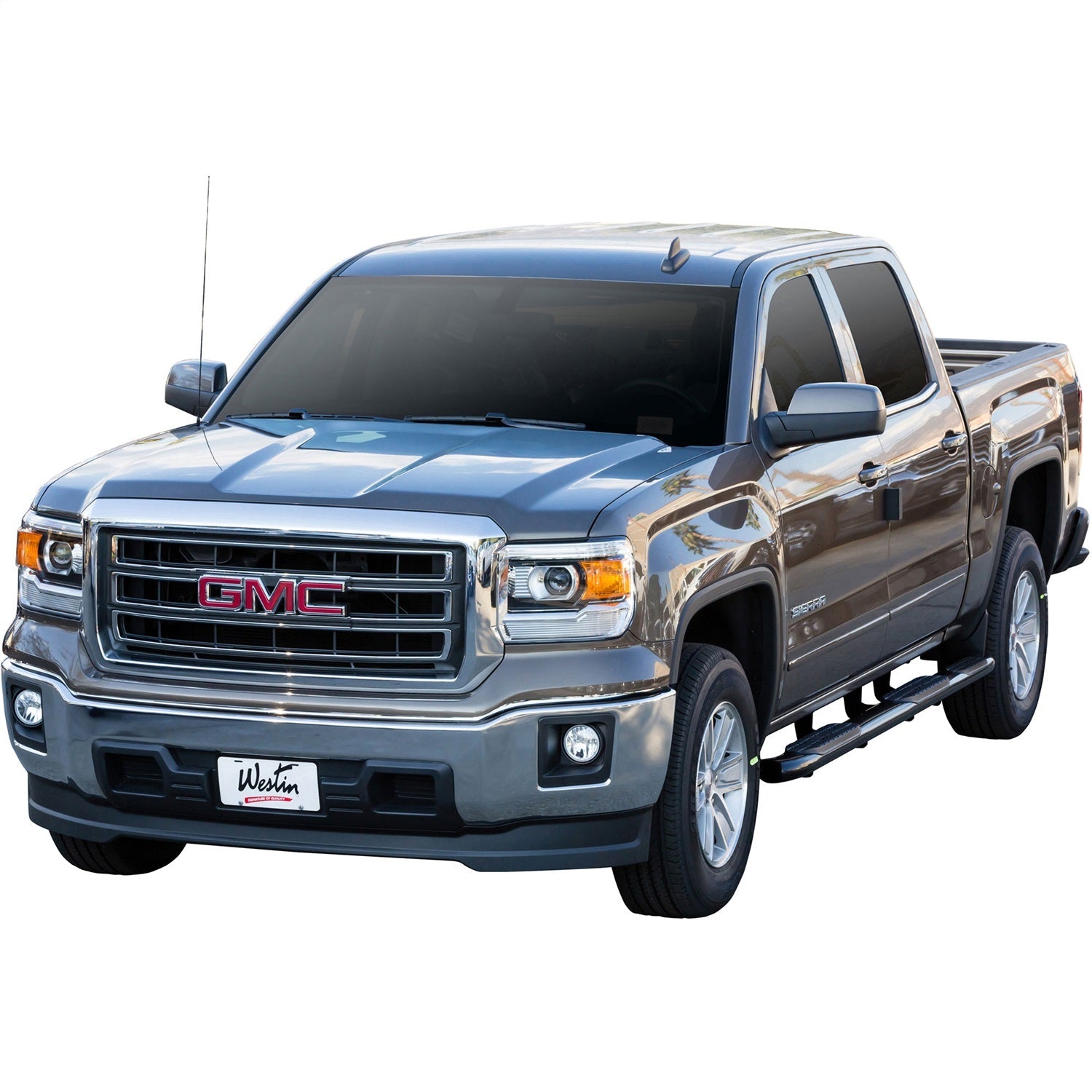 Westin 21 - 534565 2007 - 2018 Chevy Silverado 1500 PRO TRAXX 5 in. Oval Wheel - to - Wheel Nerf Step Bars - 80 in. Long - Rugged Truck Gear