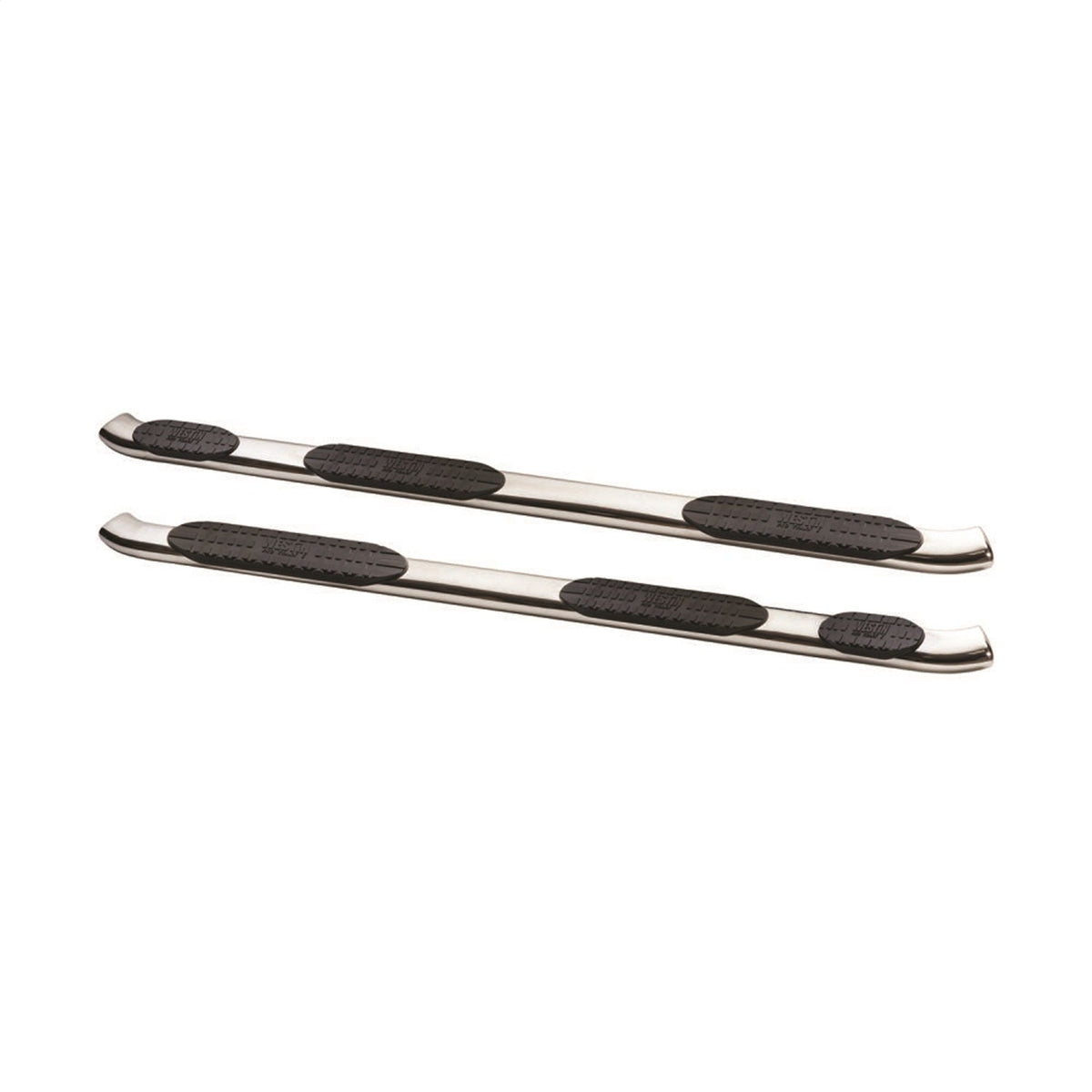 Westin 21 - 534600 2007 - 2019 Chevy Silverado 2500/3500 HD PRO TRAXX 5 in. Oval Wheel - to - Wheel Nerf Step Bars - 80 in. Long - Rugged Truck Gear