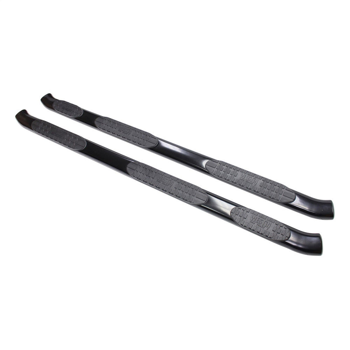 Westin 21 - 534605 2007 - 2013 GMC Sierra 1500 PRO TRAXX 5 in. Oval Wheel - to - Wheel Nerf Step Bars - 80 in. Long - Rugged Truck Gear