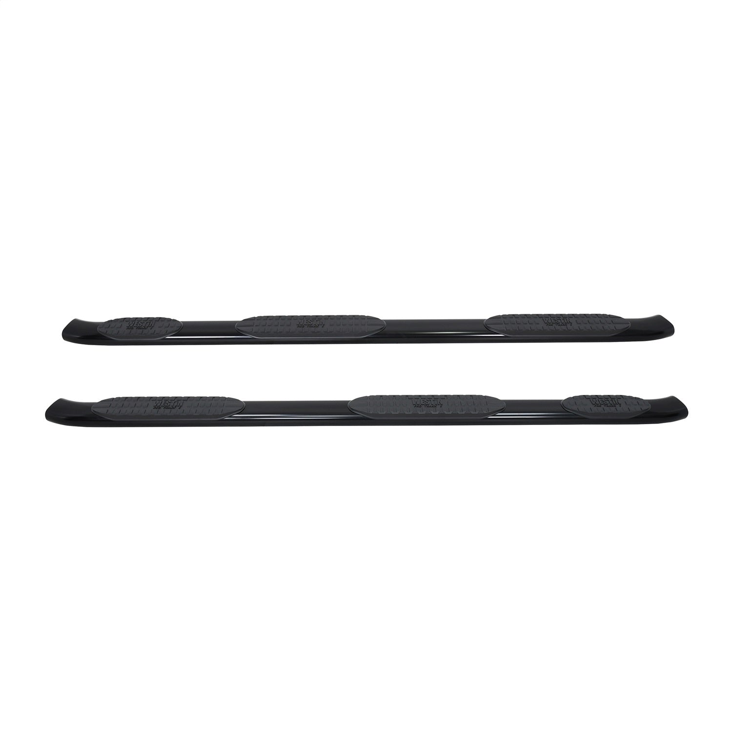 Westin 21 - 534685 2019 - 2024 Chevy Silverado 1500 PRO TRAXX 5 in. Oval Wheel - to - Wheel Nerf Step Bars - 72 in. Long - Rugged Truck Gear