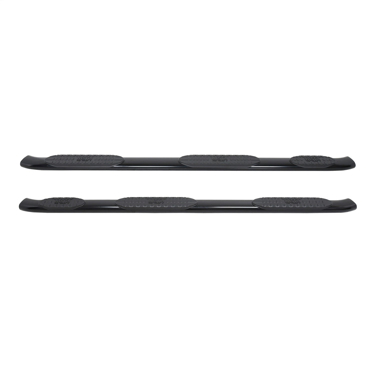 Westin 21 - 534695 2019 - 2024 Chevy Silverado 1500 PRO TRAXX 5 in. Oval Wheel - to - Wheel Nerf Step Bars - 72 in. Long - Rugged Truck Gear