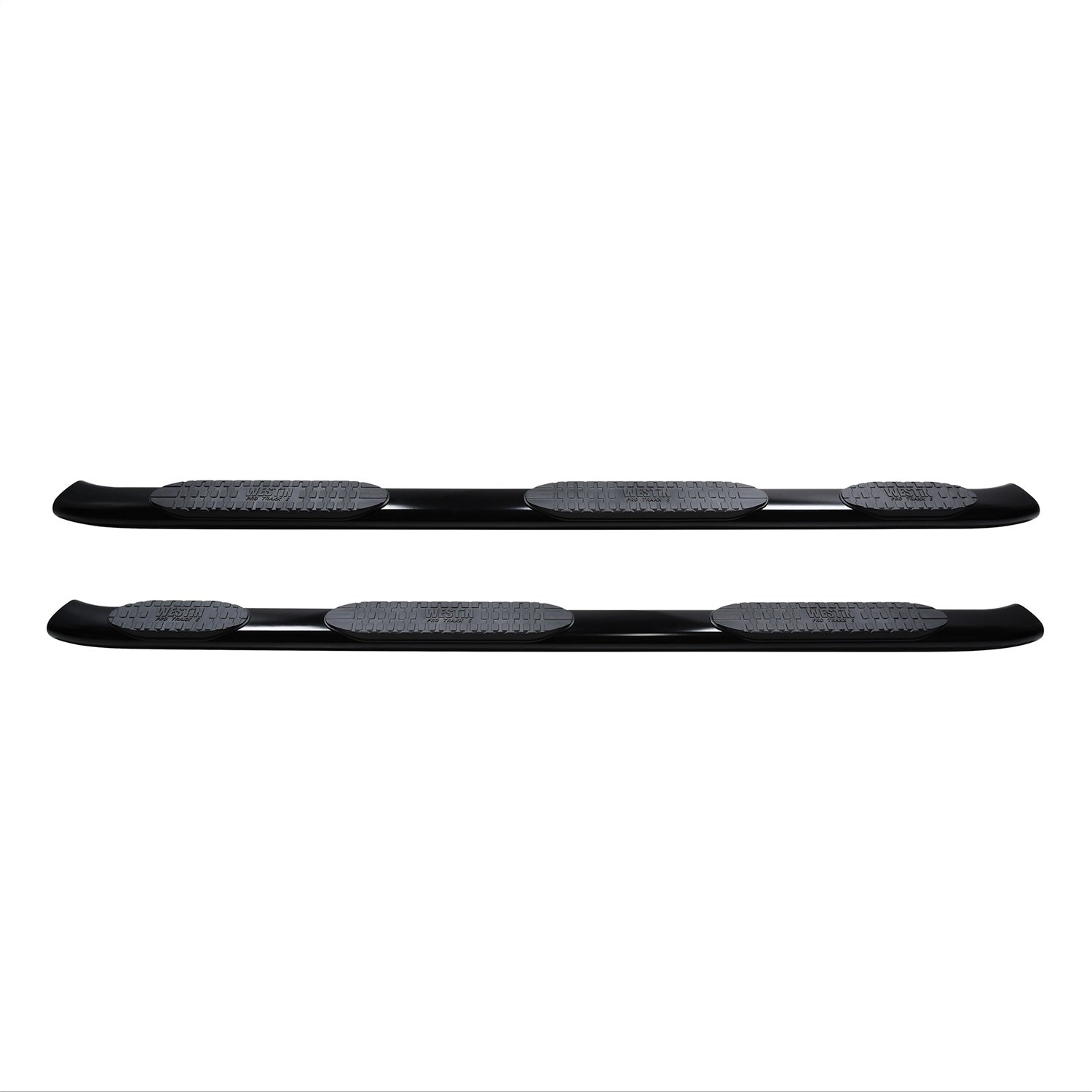 Westin 21 - 534705 2019 - 2024 Ram 1500 PRO TRAXX 5 in. Oval Wheel - to - Wheel Nerf Step Bars - 72 in. Long - Rugged Truck Gear
