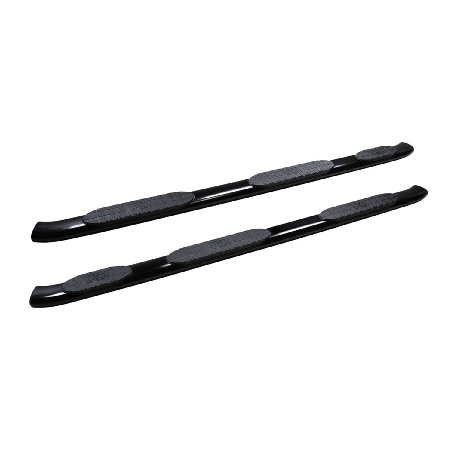 Westin 21 - 534715 2019 - 2024 GMC Sierra 1500 PRO TRAXX 5 in. Oval Wheel - to - Wheel Nerf Step Bars - 72 in. Long - Rugged Truck Gear