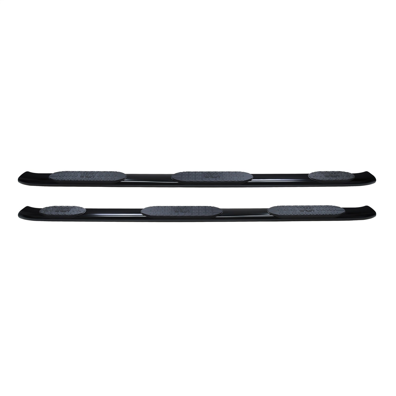 Westin 21 - 534725 2019 - 2024 Ram 1500 PRO TRAXX 5 in. Oval Wheel - to - Wheel Nerf Step Bars - 72 in. Long - Rugged Truck Gear