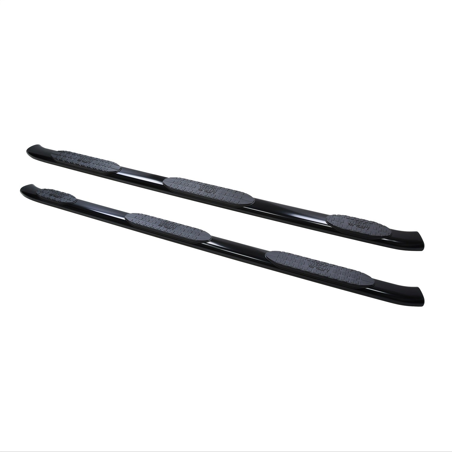 Westin 21 - 534725 2019 - 2024 Ram 1500 PRO TRAXX 5 in. Oval Wheel - to - Wheel Nerf Step Bars - 72 in. Long - Rugged Truck Gear