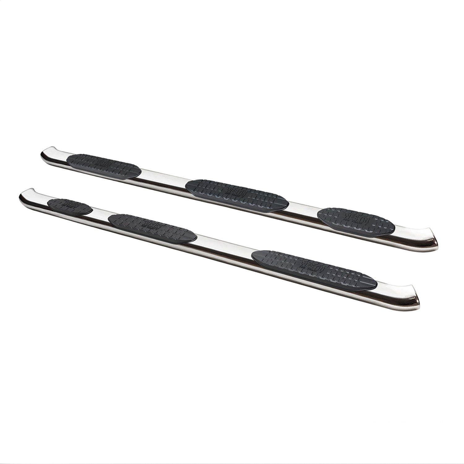 Westin 21 - 534730 2019 - 2024 Ram 1500 PRO TRAXX 5 in. Oval Wheel - to - Wheel Nerf Step Bars - 72 in. Long - Rugged Truck Gear