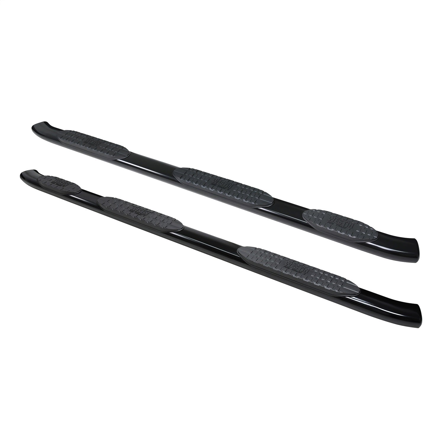 Westin 21 - 534735 2019 - 2024 Ram 1500 PRO TRAXX 5 in. Oval Wheel - to - Wheel Nerf Step Bars - 72 in. Long - Rugged Truck Gear