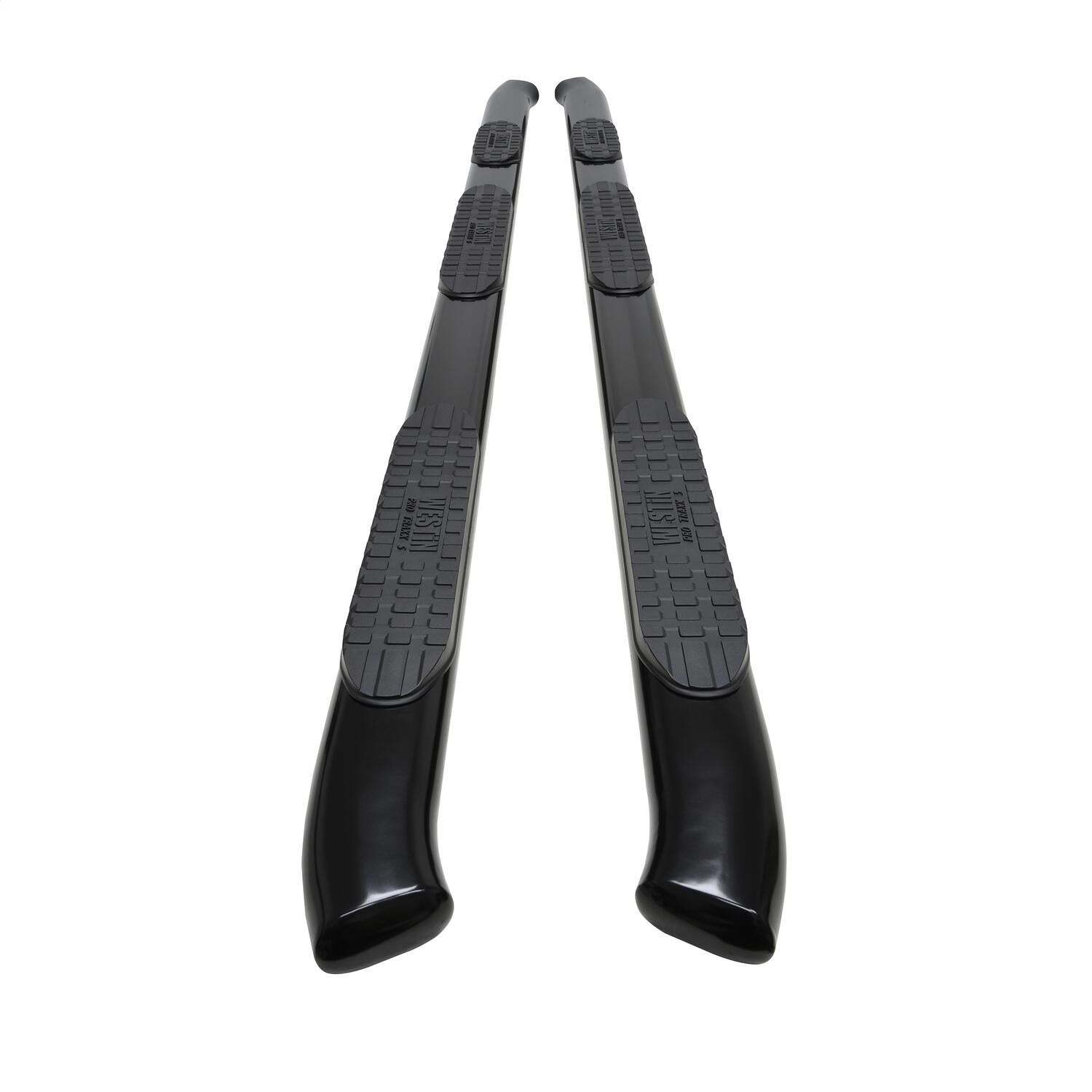 Westin 21 - 534755 2020 - 2024 Chevy Silverado 2500/3500 HD PRO TRAXX 5 in. Oval Wheel - to - Wheel Nerf Step Bars - 72 in. Long - Rugged Truck Gear