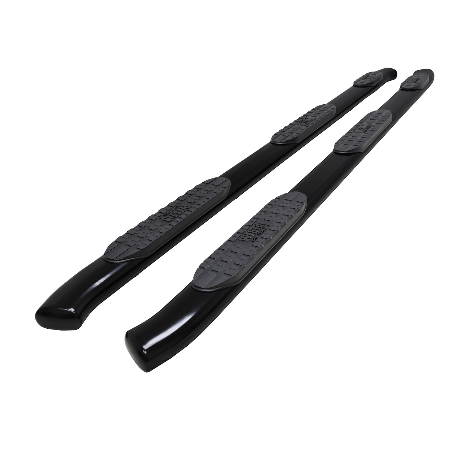 Westin 21 - 534765 2020 - 2024 Chevy Silverado 2500/3500 HD PRO TRAXX 5 in. Oval Wheel - to - Wheel Nerf Step Bars - 72 in. Long - Rugged Truck Gear