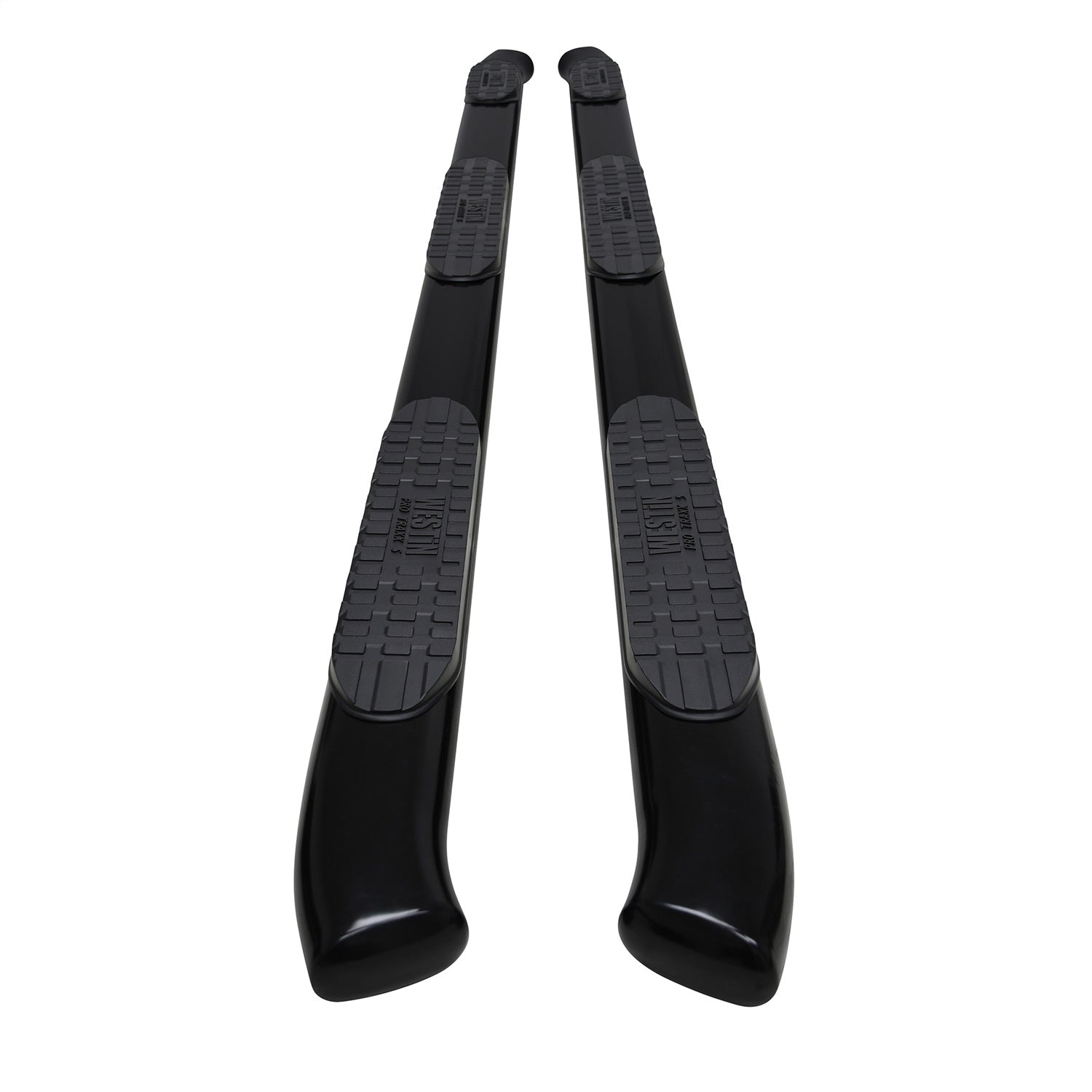 Westin 21 - 534765 2020 - 2024 Chevy Silverado 2500/3500 HD PRO TRAXX 5 in. Oval Wheel - to - Wheel Nerf Step Bars - 72 in. Long - Rugged Truck Gear