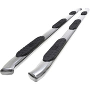 Westin 21 - 534770 2020 - 2024 Chevy Silverado 2500/3500 HD PRO TRAXX 5 in. Oval Wheel - to - Wheel Nerf Step Bars - 72 in. Long - Rugged Truck Gear