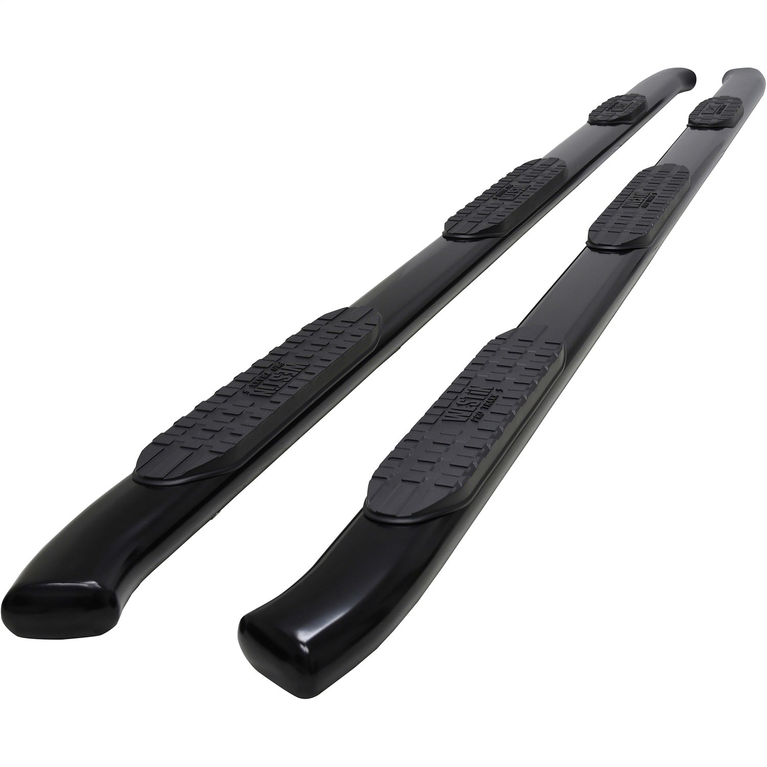 Westin 21 - 534775 2020 - 2024 Chevy Silverado 2500/3500 HD PRO TRAXX 5 in. Oval Wheel - to - Wheel Nerf Step Bars - 72 in. Long - Rugged Truck Gear