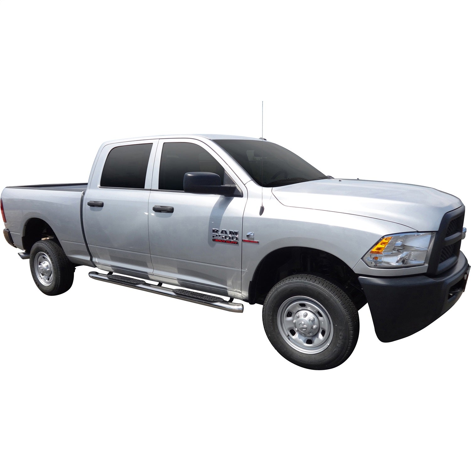 Westin 21 - 53560 2010 - 2024 Dodge Ram 2500/3500 PRO TRAXX 5 in. Oval Nerf Step Bars - 72 in. Long - Rugged Truck Gear