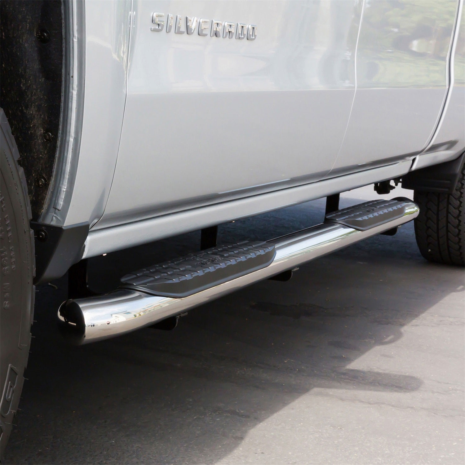 Westin 21 - 53720 2015 - 2019 Chevy Silverado 2500/3500 HD PRO TRAXX 5 in. Oval Nerf Step Bars - 72 in. Long - Rugged Truck Gear