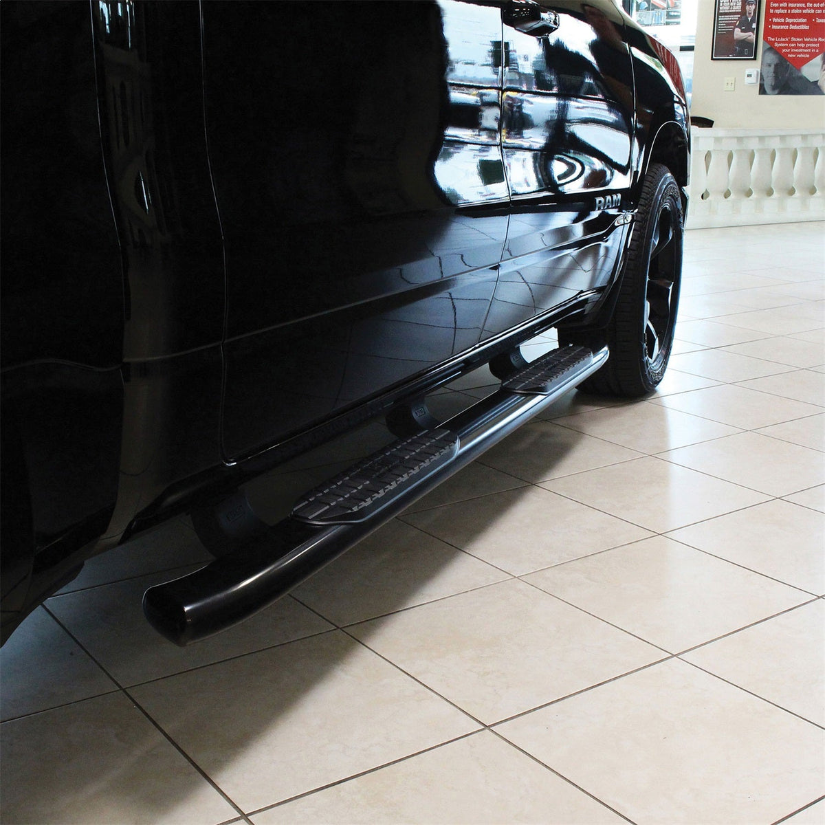Westin 21 - 54085 2019 - 2024 Ram 1500 PRO TRAXX 5 in. Oval Nerf Step Bars - 72 in. Long - Rugged Truck Gear