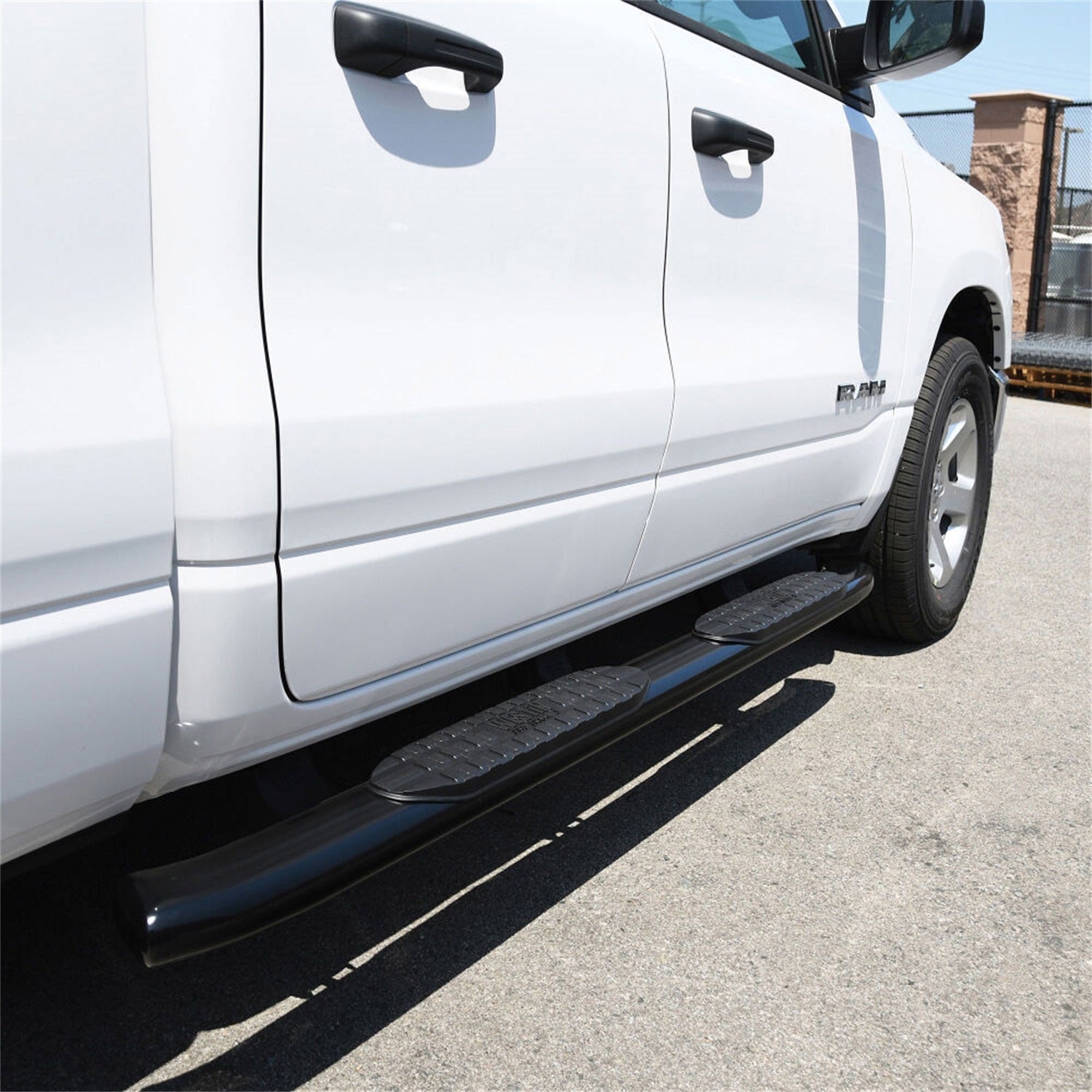 Westin 21 - 54095 2019 - 2024 Ram 1500 PRO TRAXX 5 in. Oval Nerf Step Bars - 72 in. Long - Rugged Truck Gear