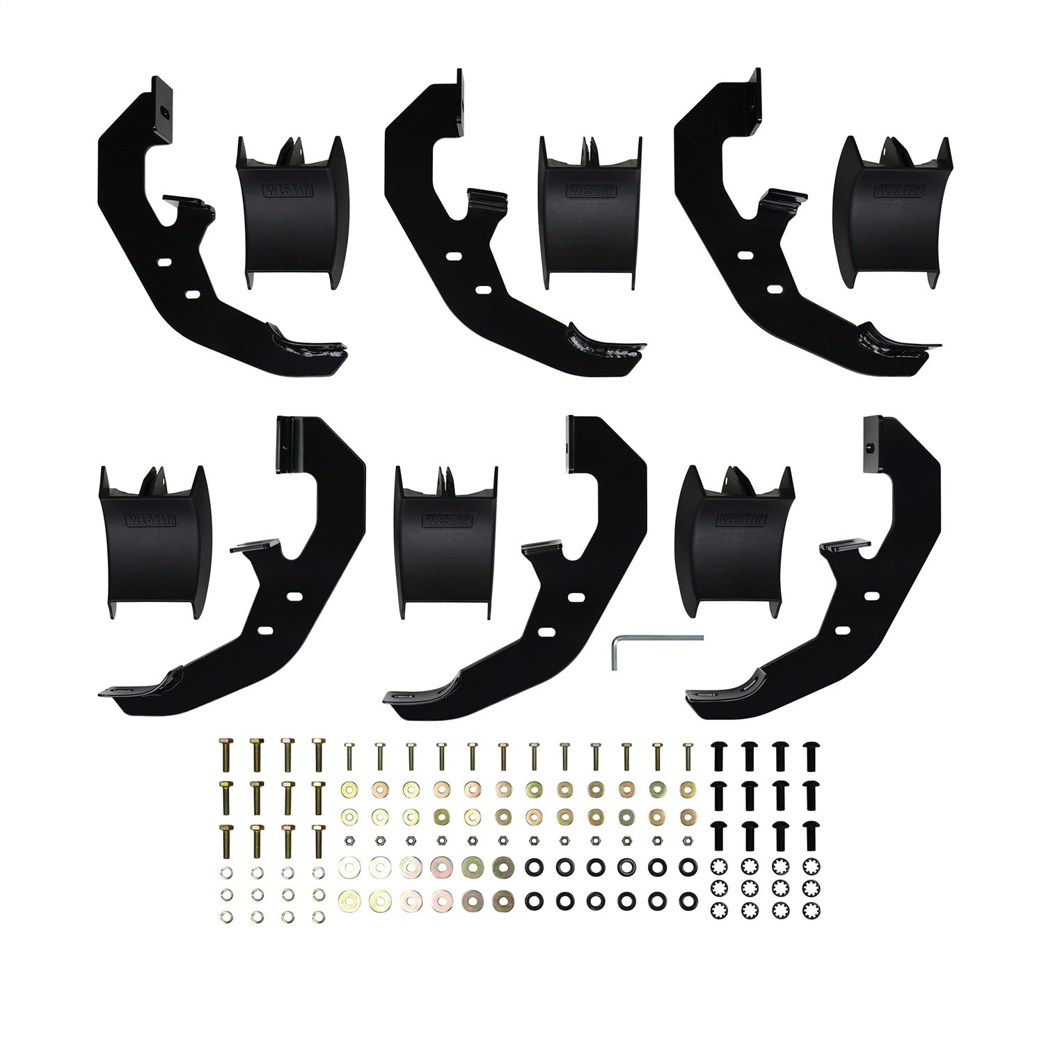Westin 21 - 54125 2020 - 2024 GMC Sierra 2500/3500 HD PRO TRAXX 5 in. Oval Nerf Step Bars - 72 in. Long - Rugged Truck Gear