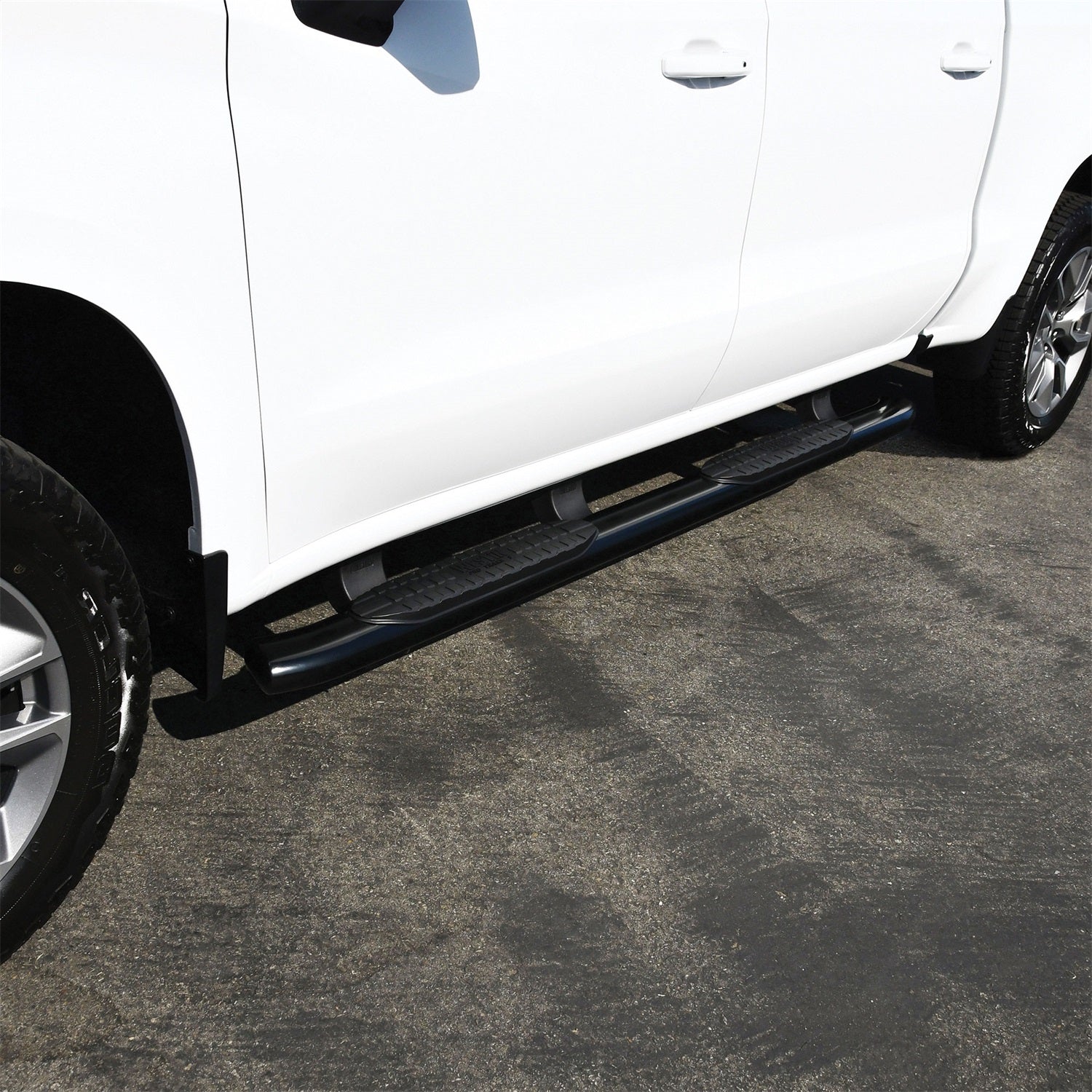 Westin 21 - 54135 2020 - 2024 GMC Sierra 2500/3500 HD PRO TRAXX 5 in. Oval Nerf Step Bars - 72 in. Long - Rugged Truck Gear