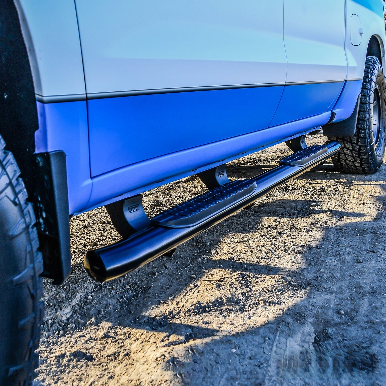 Westin 21 - 54135 2020 - 2024 GMC Sierra 2500/3500 HD PRO TRAXX 5 in. Oval Nerf Step Bars - 72 in. Long - Rugged Truck Gear