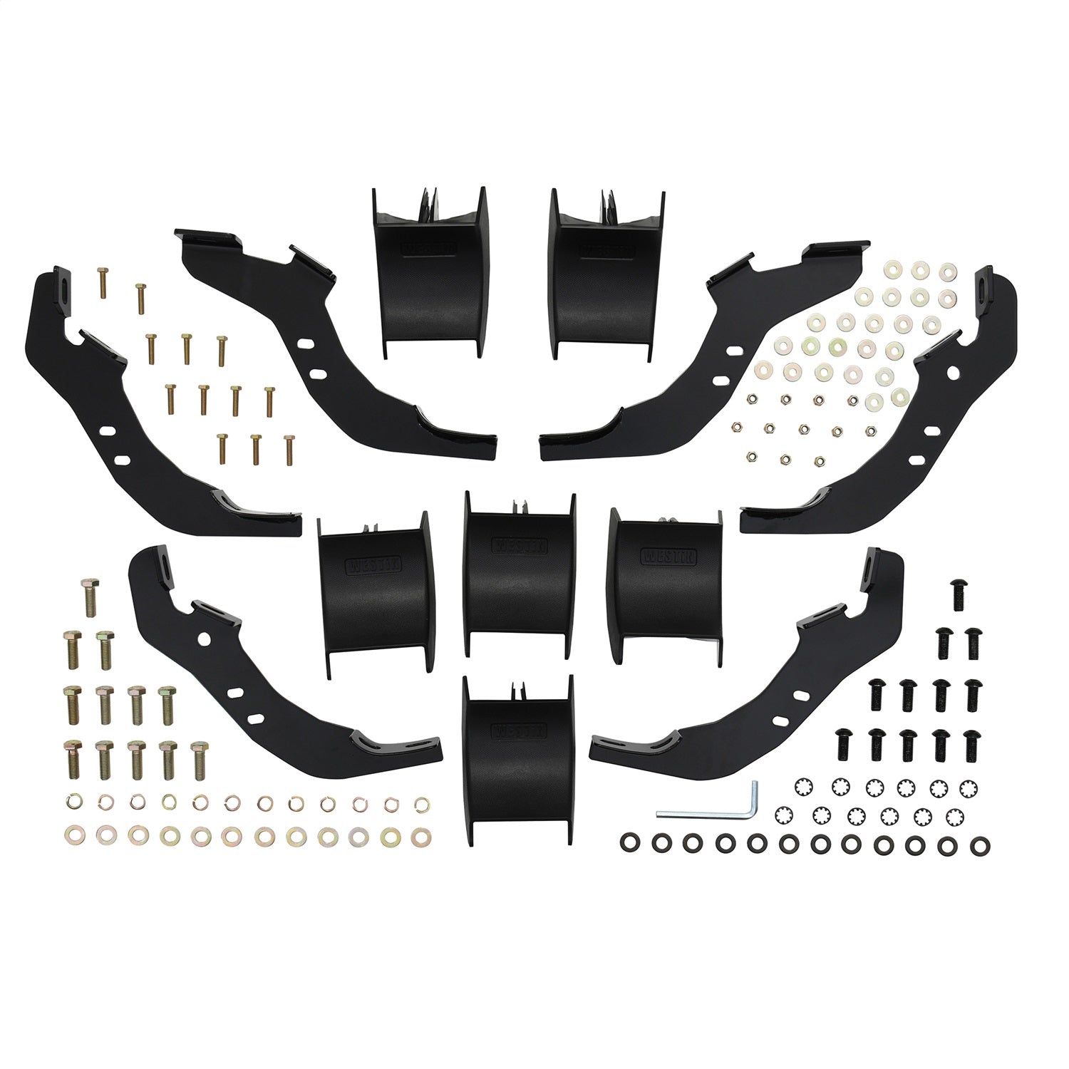 Westin 21 - 54195 2021 - 2024 Ford Bronco PRO TRAXX 5 in. Oval Nerf Step Bars - 72 in. Long - Rugged Truck Gear
