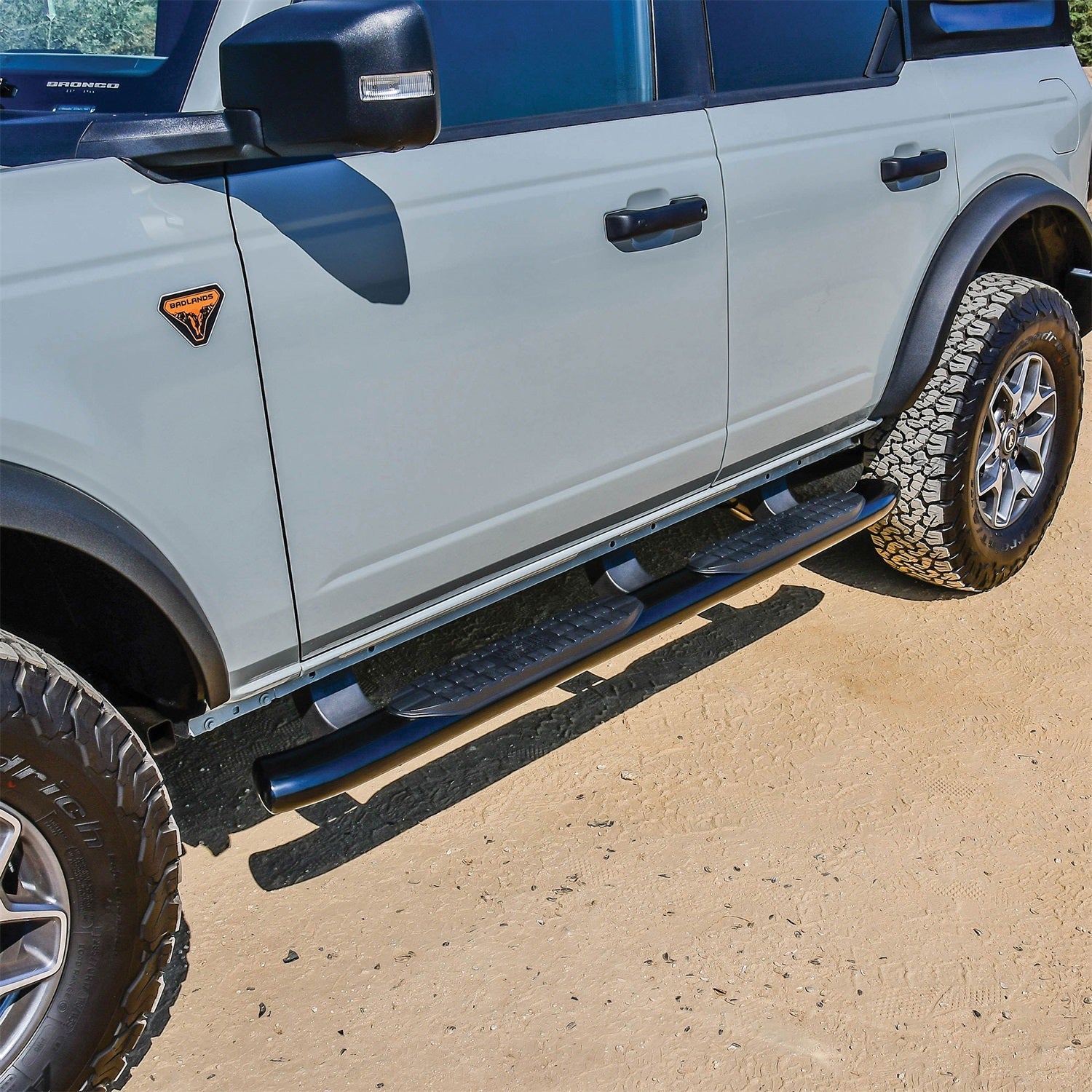 Westin 21 - 54195 2021 - 2024 Ford Bronco PRO TRAXX 5 in. Oval Nerf Step Bars - 72 in. Long - Rugged Truck Gear