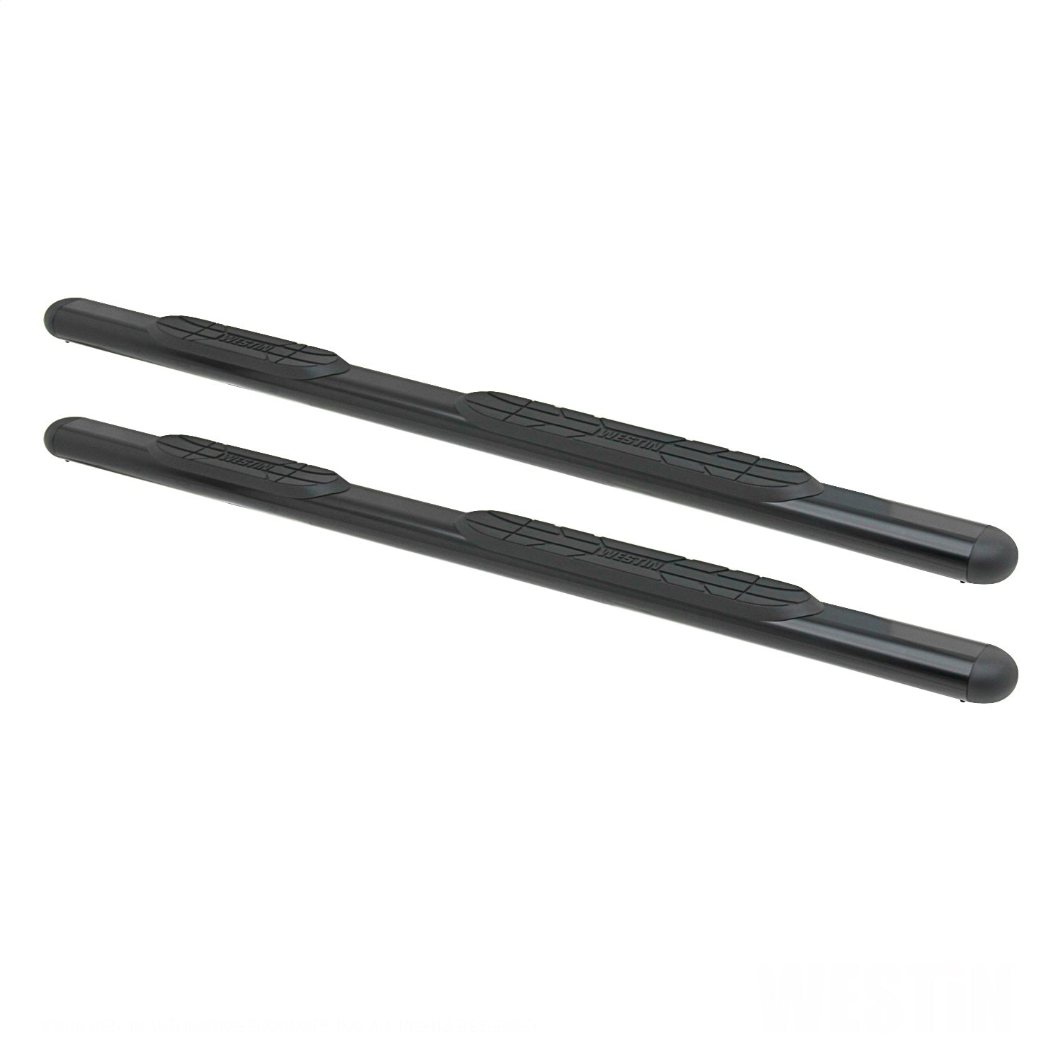 Westin 22 - 5005 1997 - 2024 Ford F150 Premier 4 in. Oval Nerf Step Bars - 53 in. Long - Rugged Truck Gear