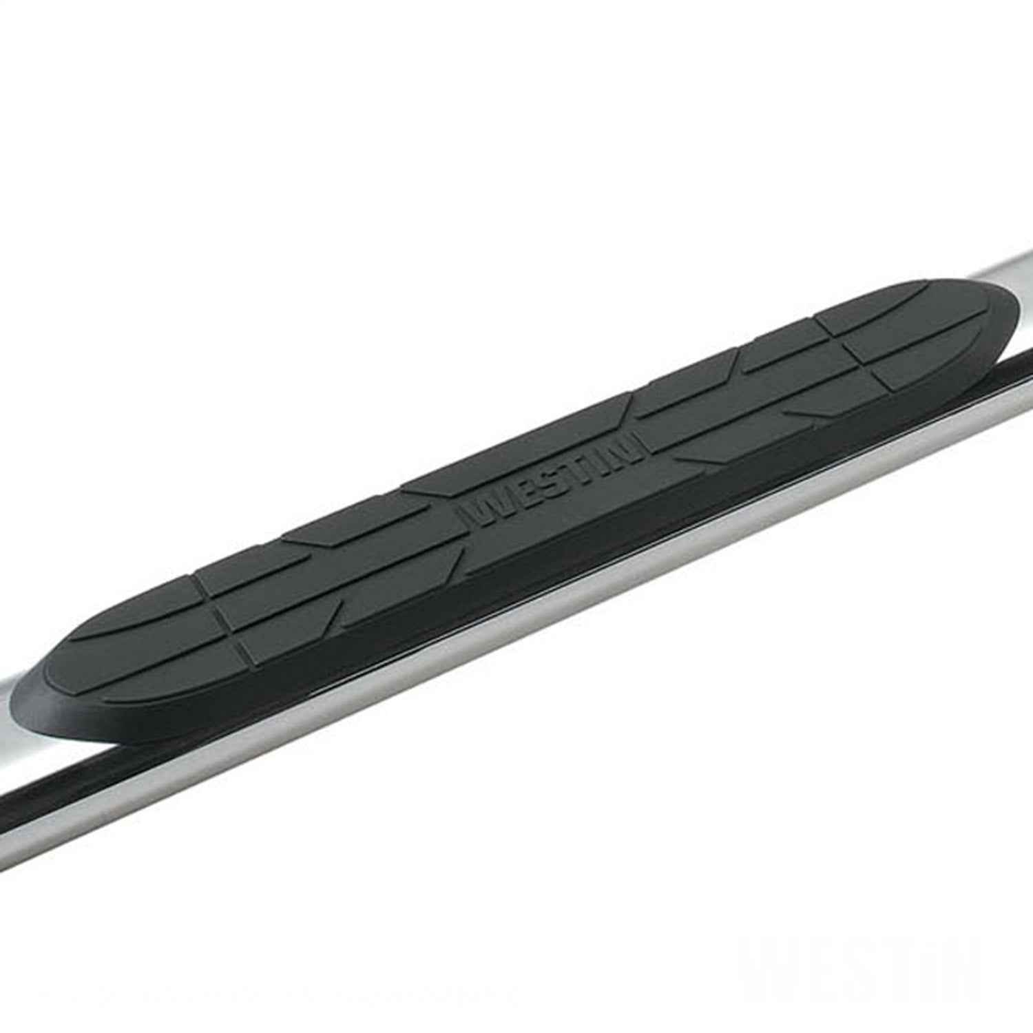 Westin 22 - 5020 2000 - 2014 Chevy Tahoe Premier 4 in. Oval Nerf Step Bars - 75 in. Long - Rugged Truck Gear