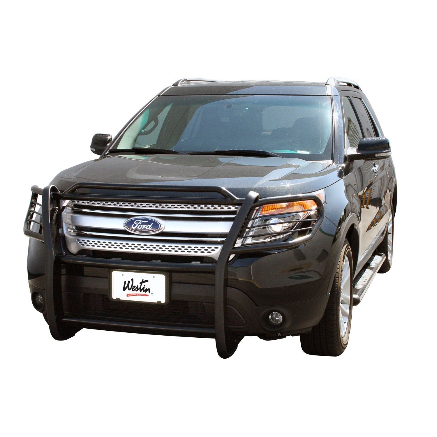 Westin 22 - 5025 2004 - 2024 Chevy Colorado Premier 4 in. Oval Nerf Step Bars - 75 in. Long - Rugged Truck Gear