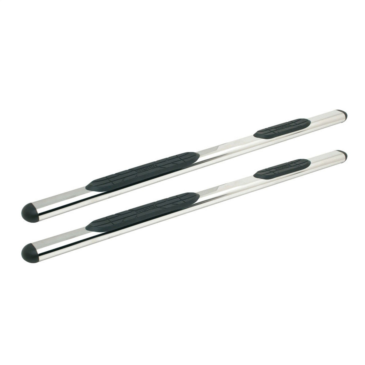 Westin 22 - 5030 2014 - 2024 GMC Sierra 1500 Premier 4 in. Oval Nerf Step Bars - 85 in. Long - Rugged Truck Gear