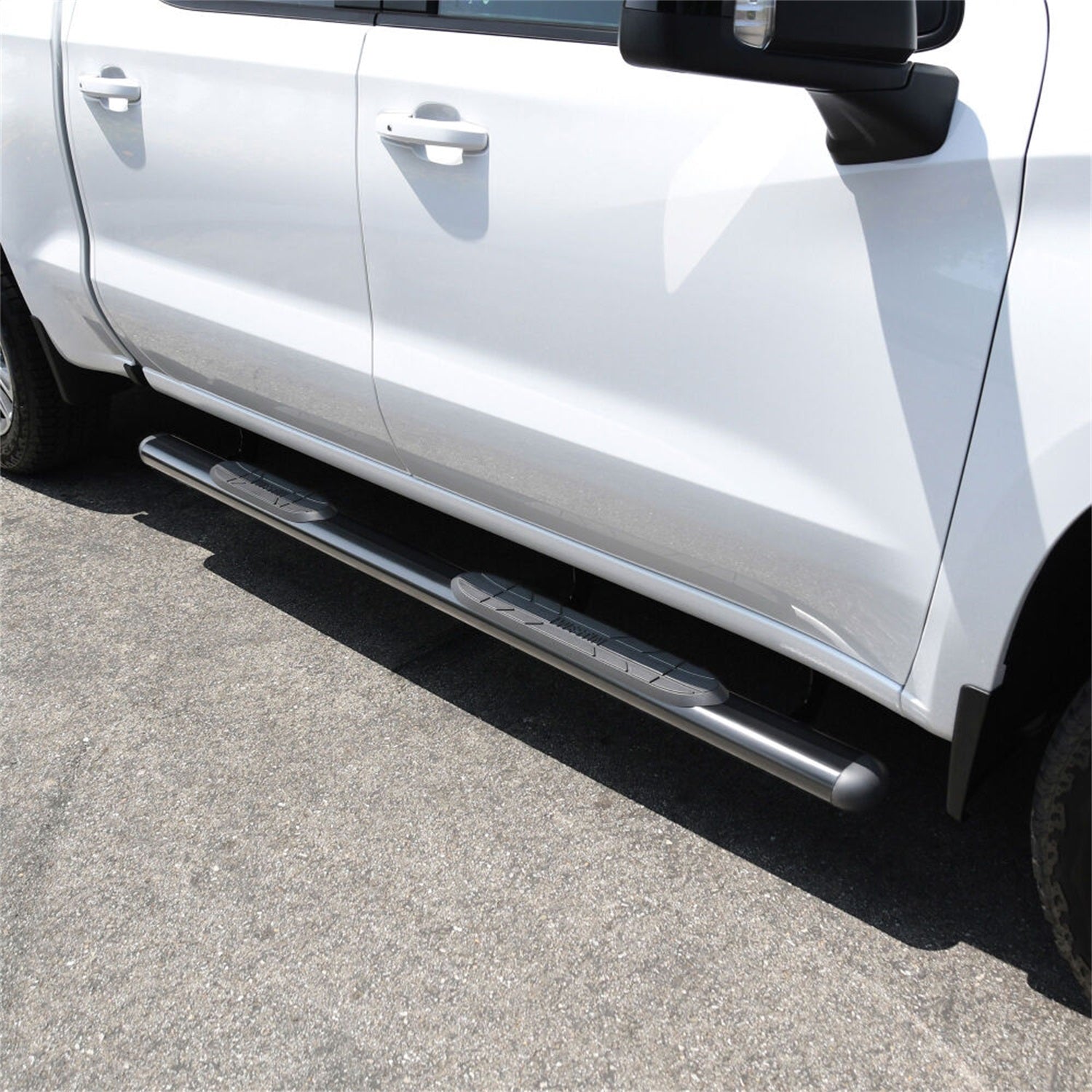 Westin 22 - 5035 2002 - 2024 Dodge Ram 1500 Premier 4 in. Oval Nerf Step Bars - 85 in. Long - Rugged Truck Gear