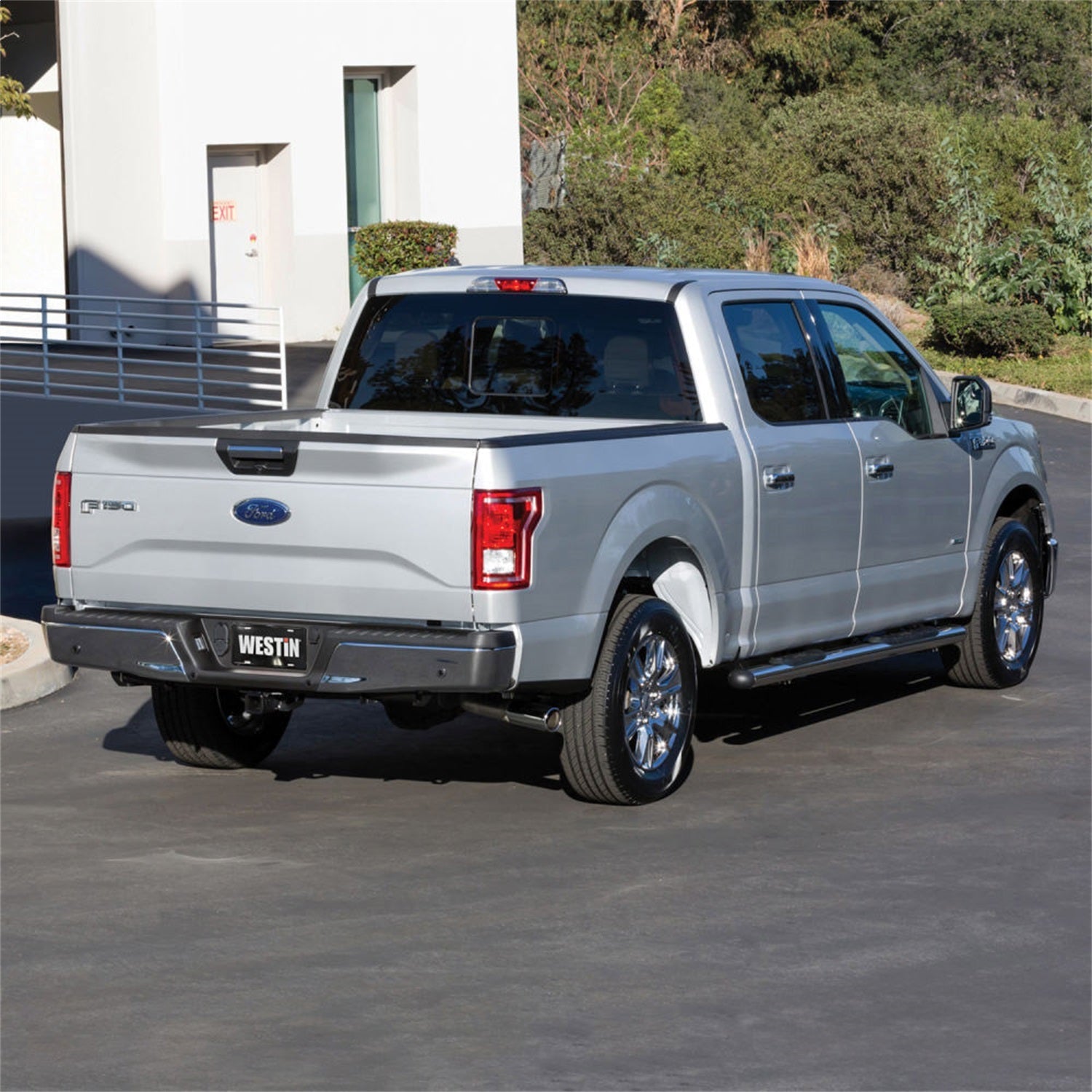 Westin 22 - 5040 2005 - 2013 Chevy Suburban 1500 Premier 4 in. Oval Nerf Step Bars - 91 in. Long - Rugged Truck Gear