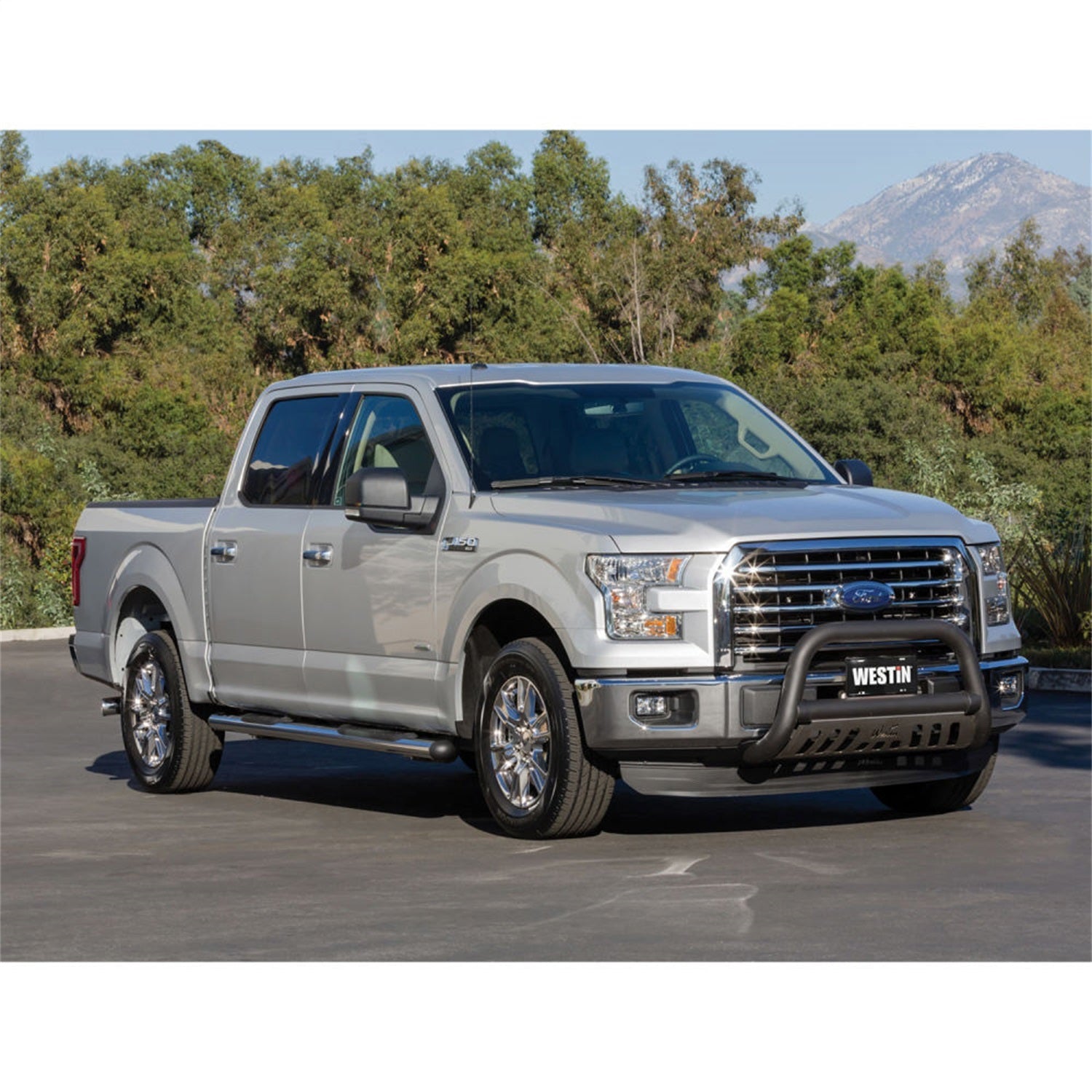 Westin 22 - 5040 2007 - 2013 Chevy Avalanche Premier 4 in. Oval Nerf Step Bars - 91 in. Long - Rugged Truck Gear