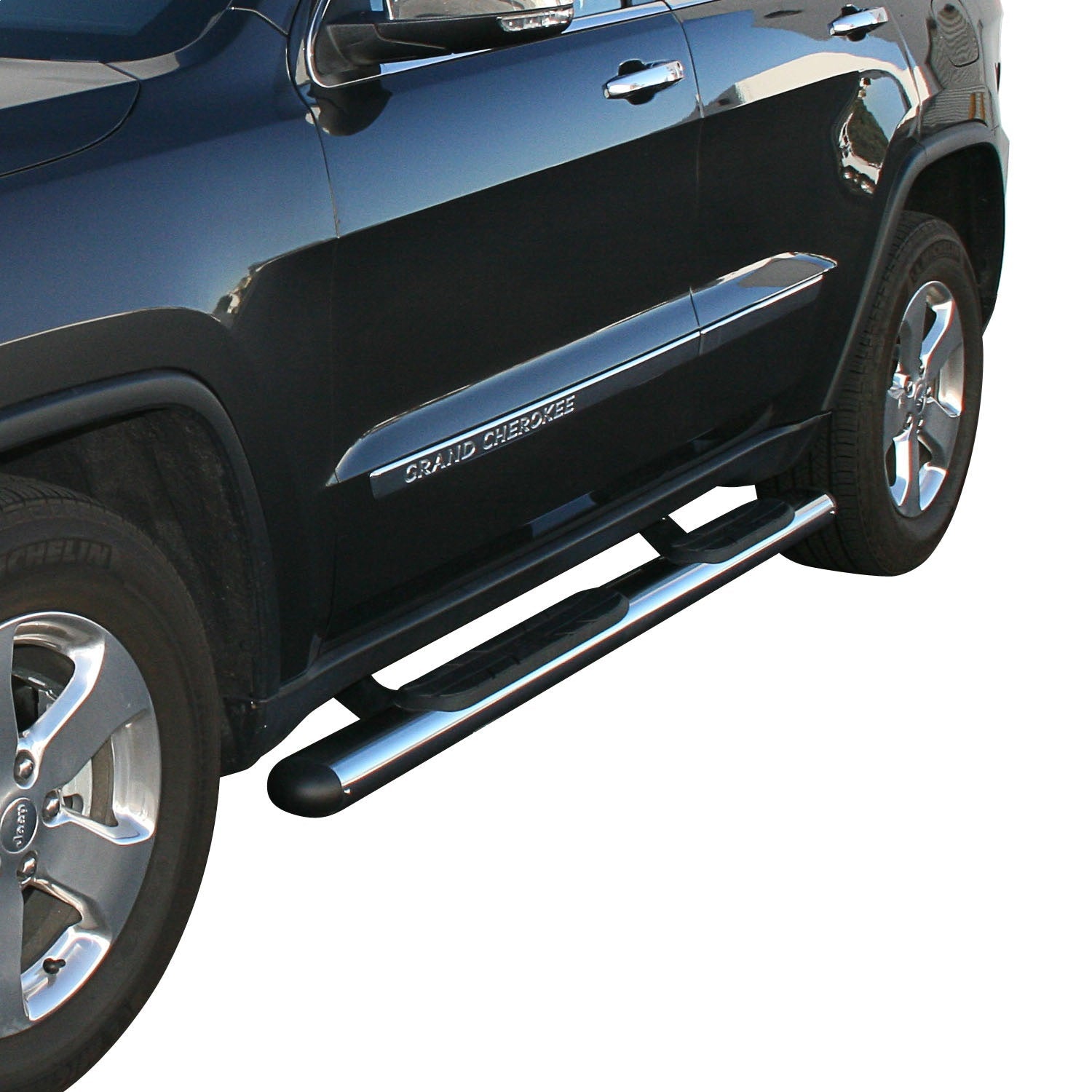 Westin 22 - 5050 2010 - 2018 Toyota 4Runner Premier 4 in. Oval Nerf Step Bars - 72 in. Long - Rugged Truck Gear