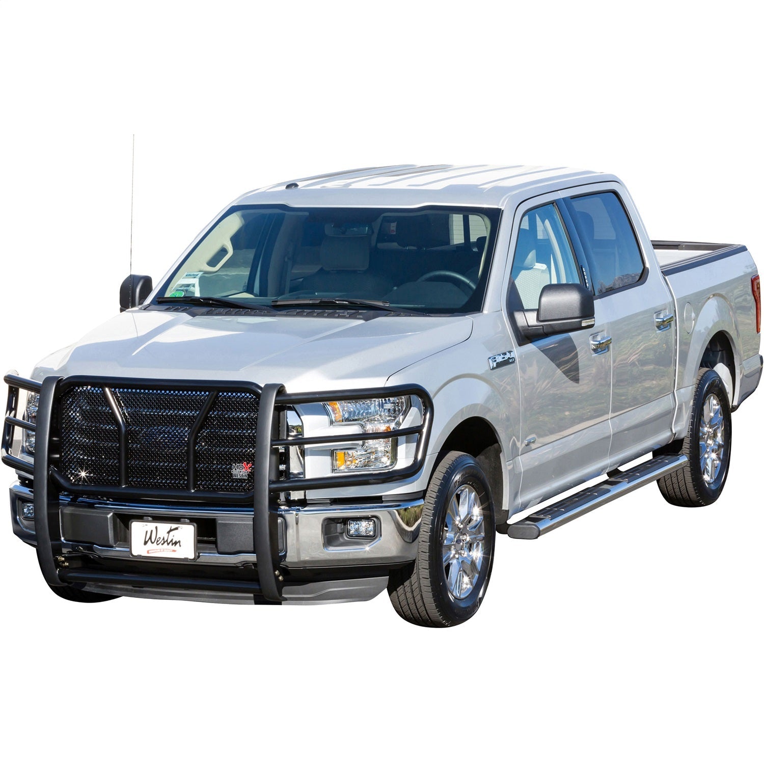 Westin 22 - 6020 2004 - 2024 Chevy Colorado Premier 6 in. Oval Nerf Step Bars - 75 in. Long - Rugged Truck Gear