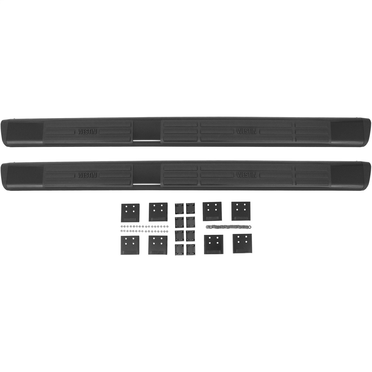 Westin 22 - 6025 2000 - 2014 GMC Yukon XL 1500 Premier 6 in. Oval Nerf Step Bars - 75 in. Long - Rugged Truck Gear