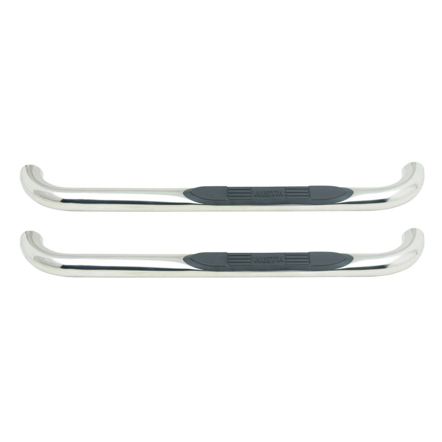 Westin 23 - 0500 1992 - 1994 Chevy Blazer E - Series 3 in. Round Nerf Step Bars - Single Step Pad - Rugged Truck Gear