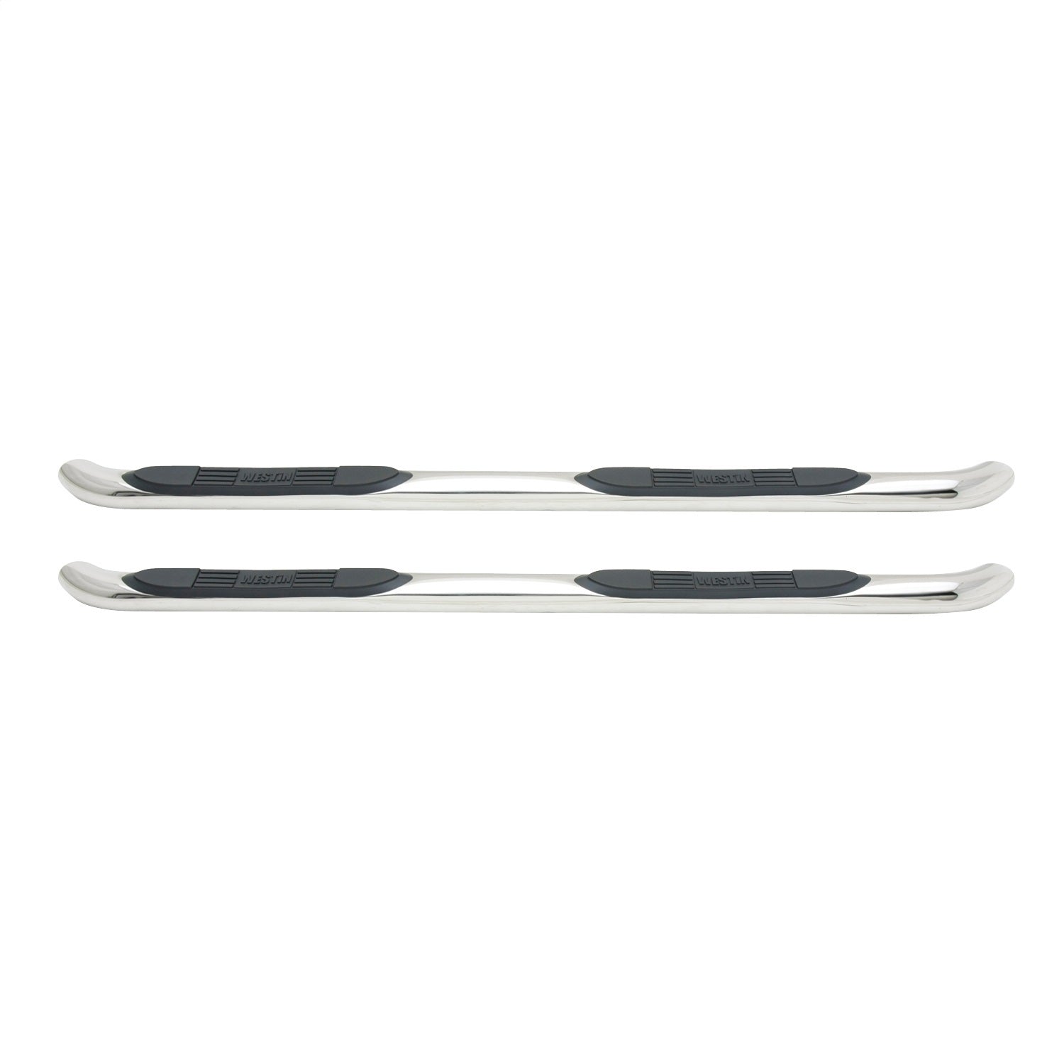 Westin 23 - 2400 2004 - 2006 Toyota Tundra E - Series 3 in. Round Nerf Step Bars - Dual Step Pad - Rugged Truck Gear