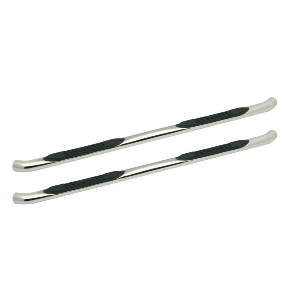 Westin 23 - 2750 2005 - 2021 Nissan Frontier E - Series 3 in. Round Nerf Step Bars - Dual Step Pad - 80 in. Long - Rugged Truck Gear