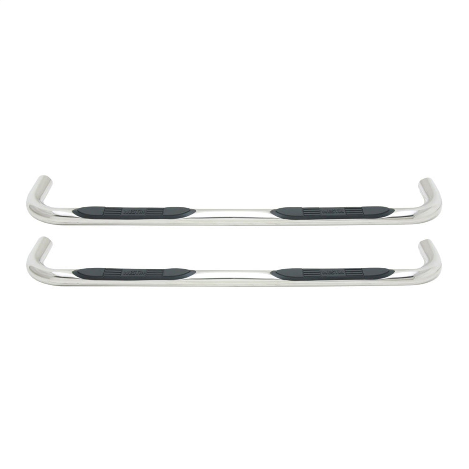 Westin 23 - 2990 2000 - 2013 GMC Yukon XL 1500 E - Series 3 in. Round Nerf Step Bars - Dual Step Pad - 80 in. Long - Rugged Truck Gear