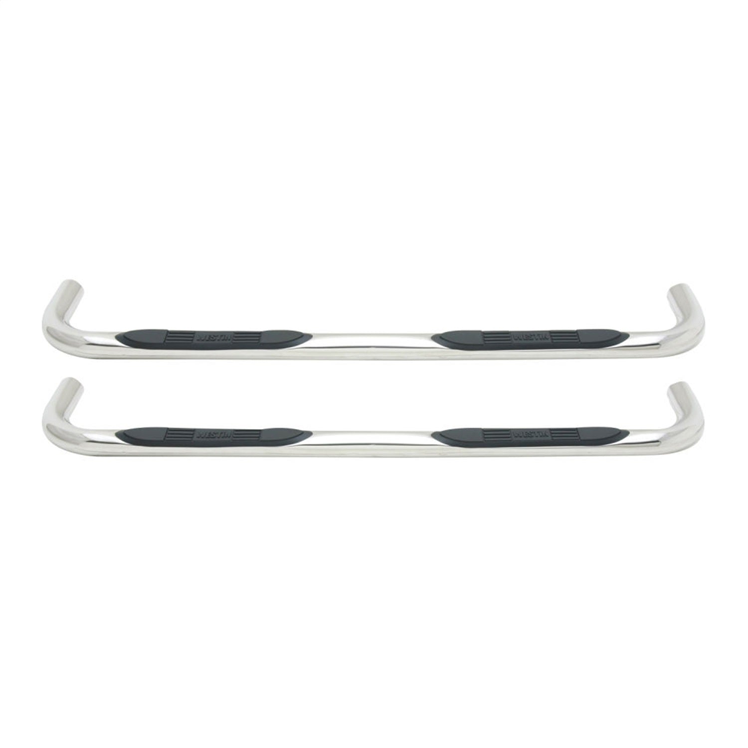 Westin 23 - 3020 2002 - 2006 Chevy Avalanche 1500 E - Series 3 in. Round Nerf Step Bars - Dual Step Pad - 93 in. Long - Rugged Truck Gear