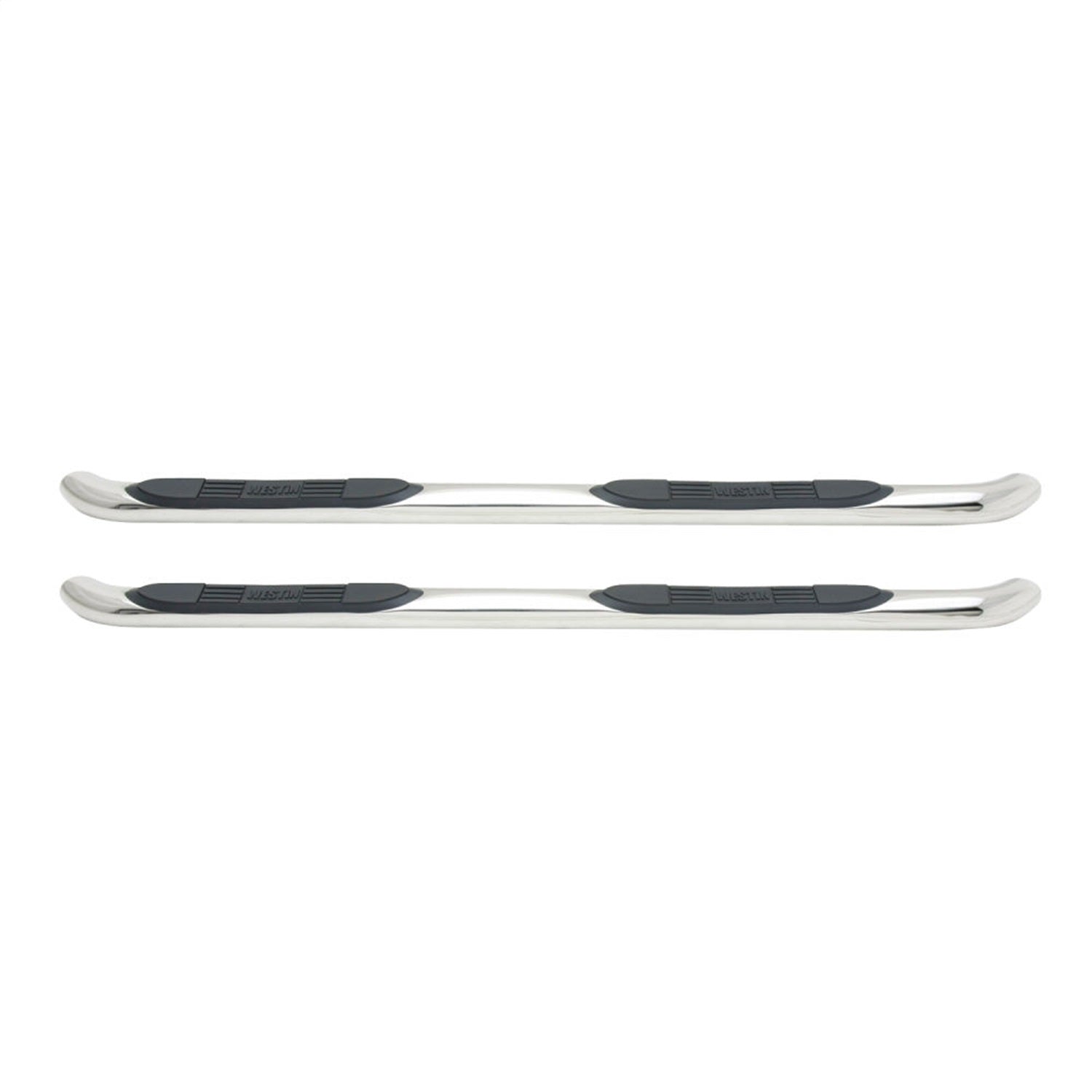 Westin 23 - 3250 2007 - 2021 Toyota Tundra E - Series 3 in. Round Nerf Step Bars - Dual Step Pad - 80 in. Long - Rugged Truck Gear
