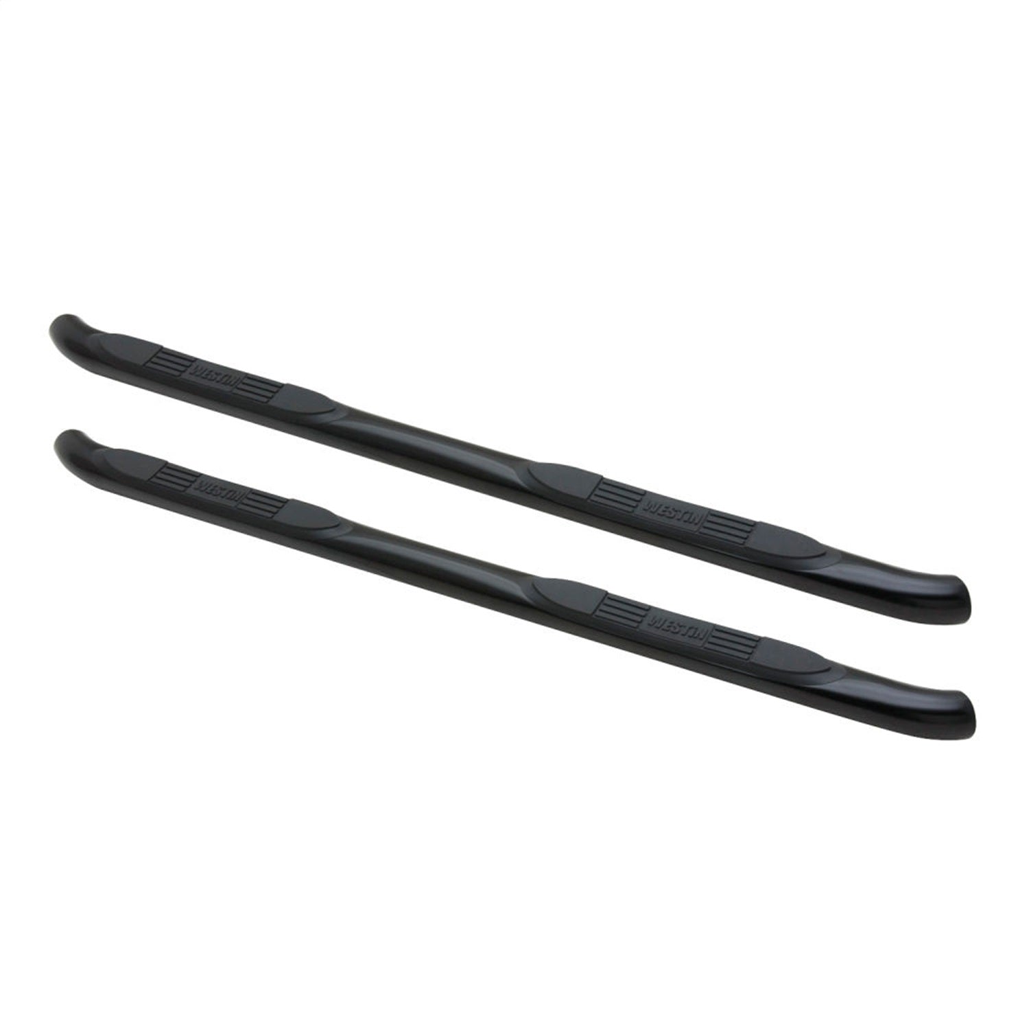 Westin 23 - 3255 2007 - 2021 Toyota Tundra E - Series 3 in. Round Nerf Step Bars - Dual Step Pad - 80 in. Long - Rugged Truck Gear