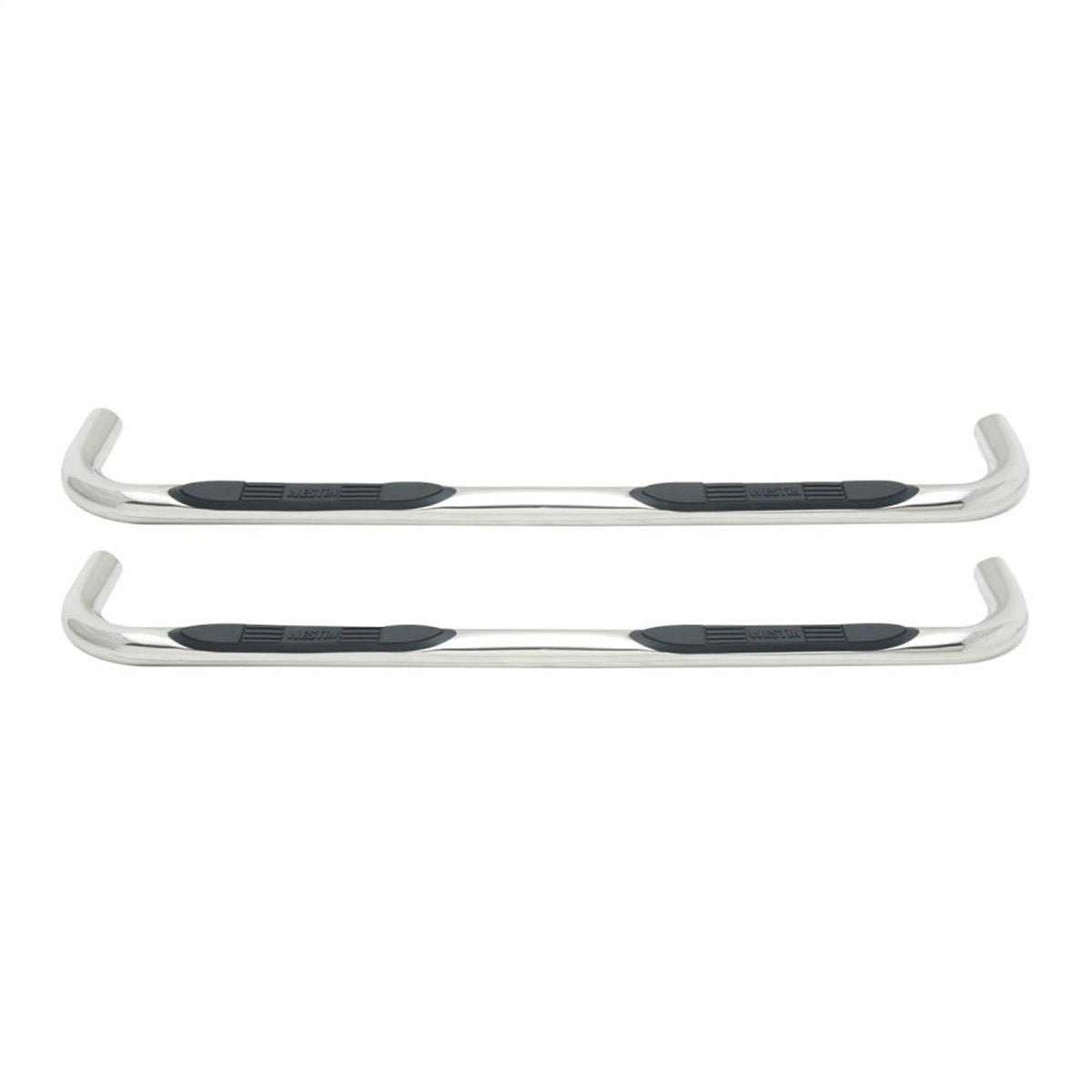 Westin 23 - 3550 2009 - 2024 Dodge Ram 1500 E - Series 3 in. Round Nerf Step Bars - Dual Step Pad - Rugged Truck Gear