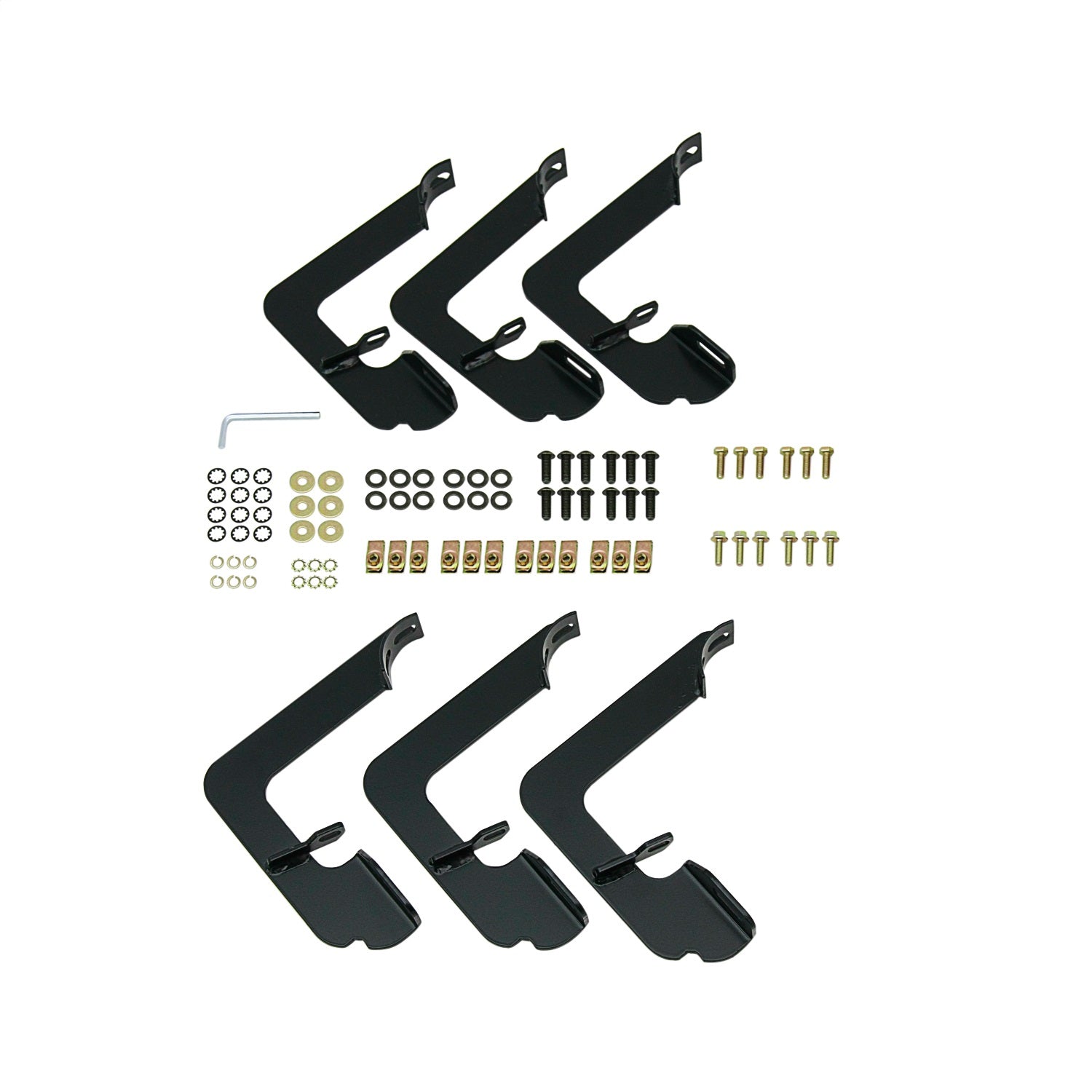 Westin 23 - 3710 2014 - 2019 GMC Sierra 1500 E - Series 3 in. Round Nerf Step Bars - Dual Step Pad - 72 in. Long - Rugged Truck Gear