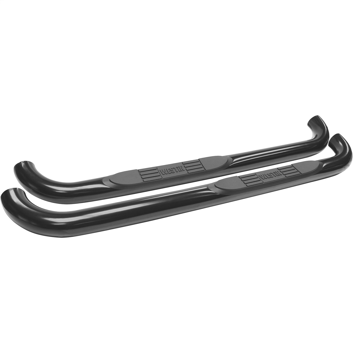 Westin 23 - 3925 2015 - 2024 Ford F150 E - Series 3 in. Round Nerf Step Bars - 72 in. Long - Rugged Truck Gear
