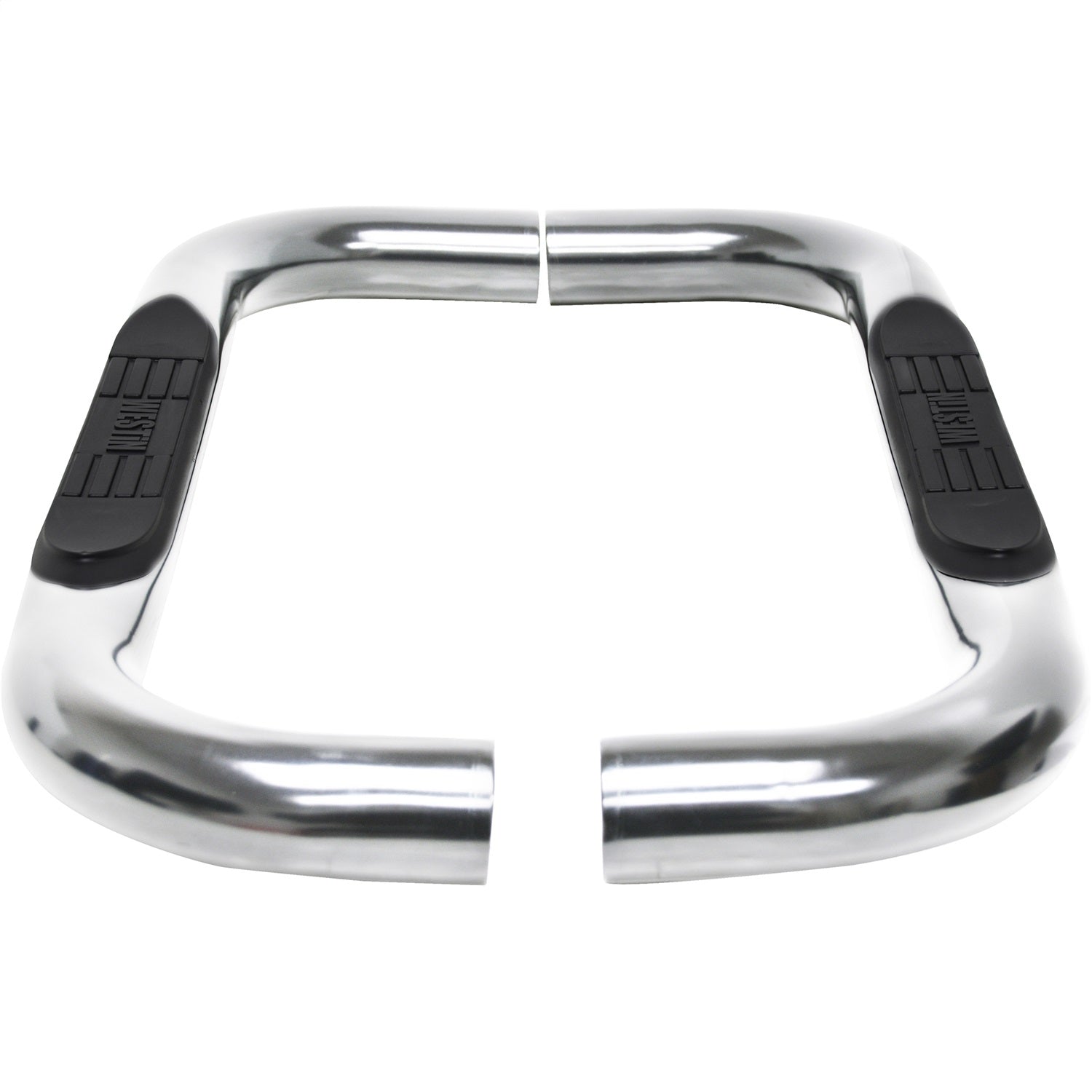 Westin 23 - 4110 2019 - 2024 GMC Sierra 1500 E - Series 3 in. Round Nerf Step Bars - 72 in. Long - Rugged Truck Gear