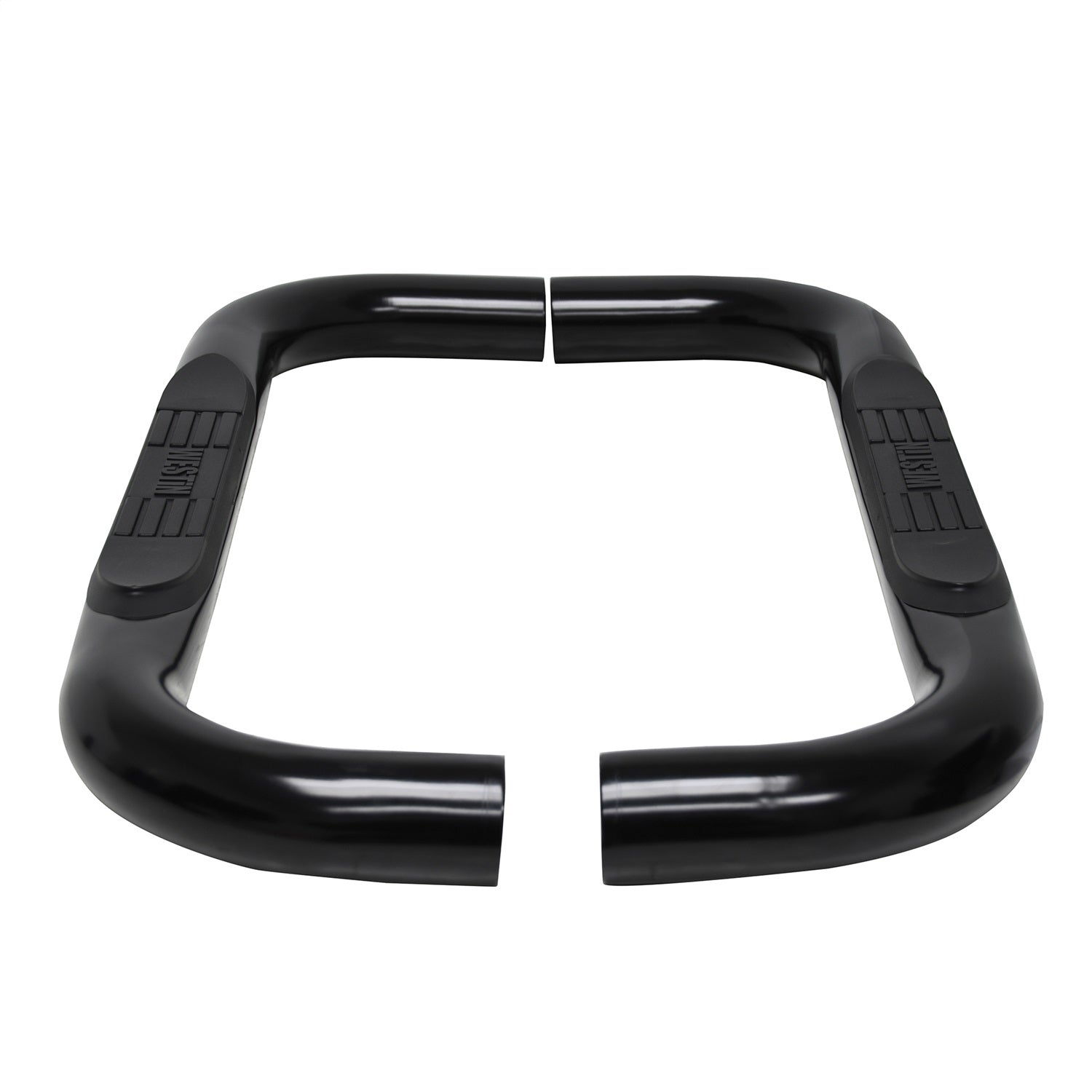 Westin 23 - 4115 2019 - 2024 GMC Sierra 1500 E - Series 3 in. Round Nerf Step Bars - 72 in. Long - Rugged Truck Gear
