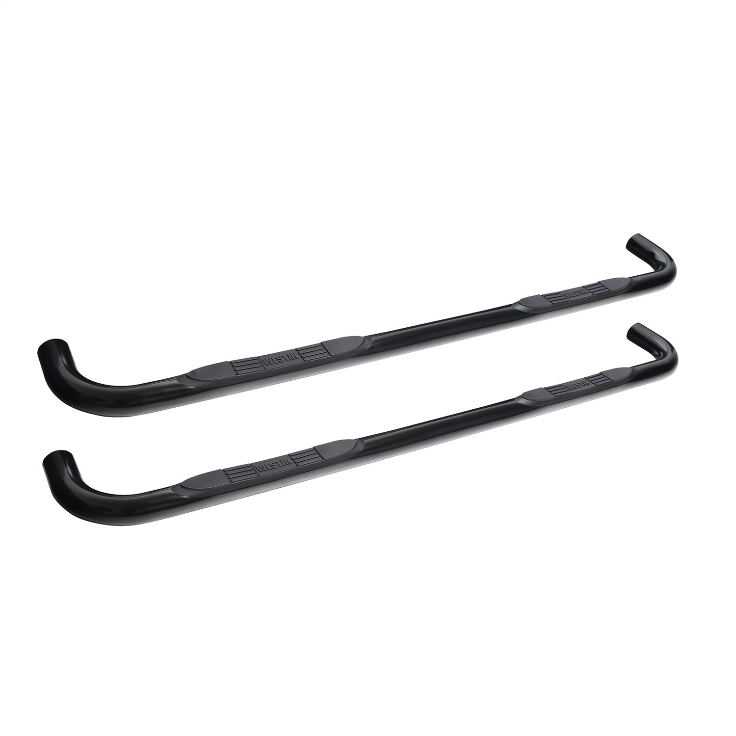 Westin 23 - 4135 2019 - 2024 GMC Sierra 1500 E - Series 3 in. Round Nerf Step Bars - 72 in. Long - Rugged Truck Gear