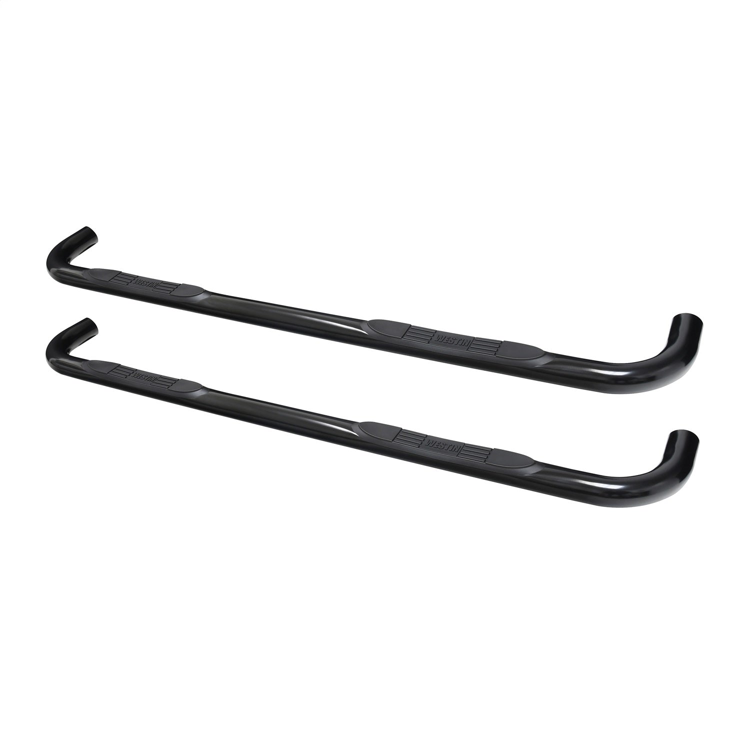 Westin 23 - 4135 2019 - 2024 GMC Sierra 1500 E - Series 3 in. Round Nerf Step Bars - 72 in. Long - Rugged Truck Gear